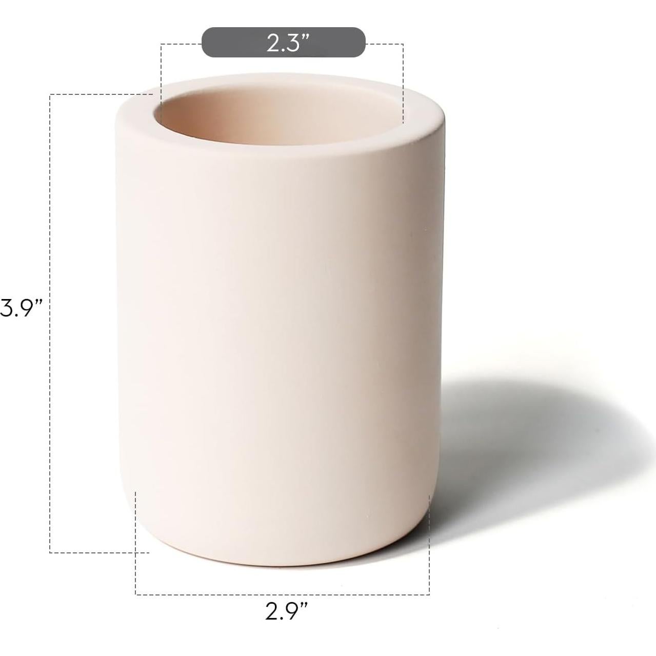 Soporte para Cepillos de Dientes Selegna de Tierra Diatomácea