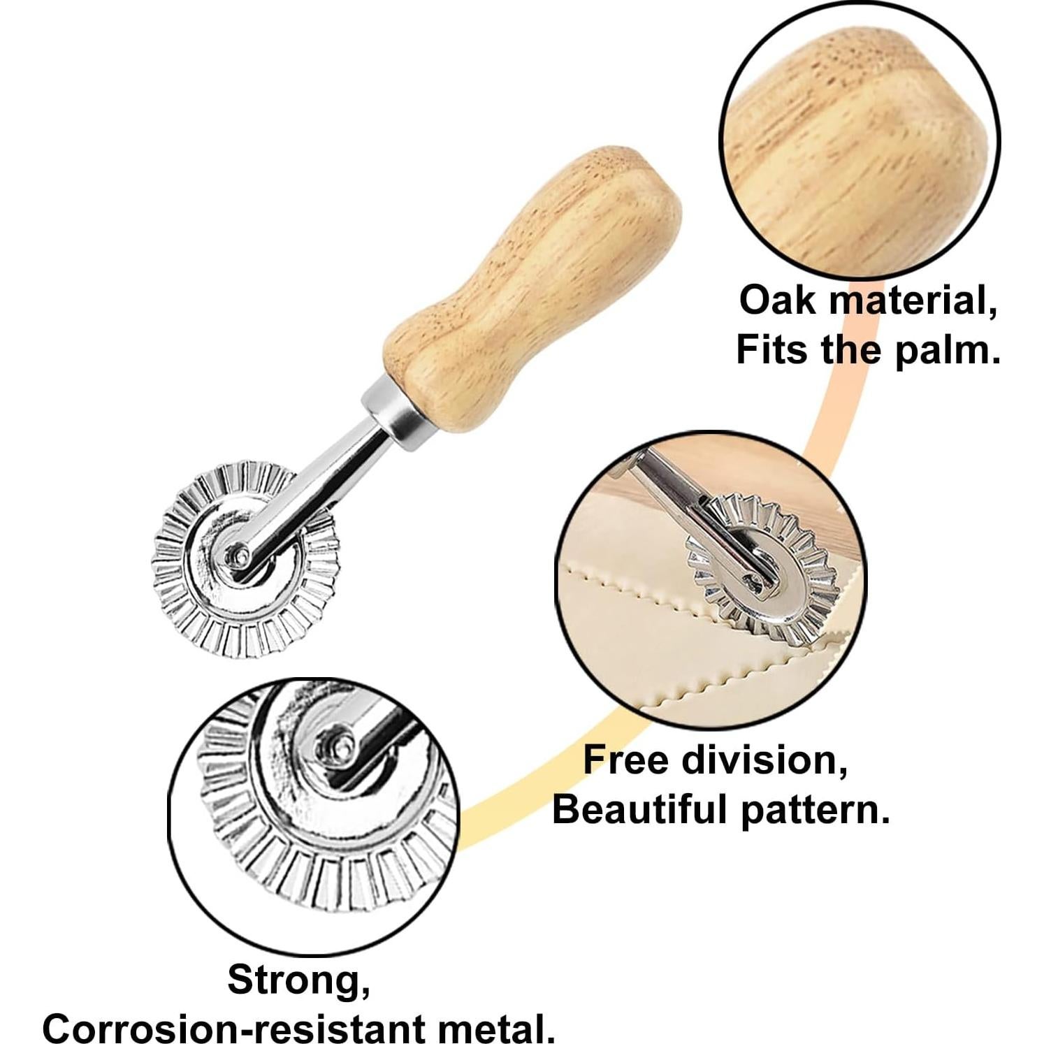 Cortador de Masa KOLACEN 3.3 cm - Rueda Multifuncional