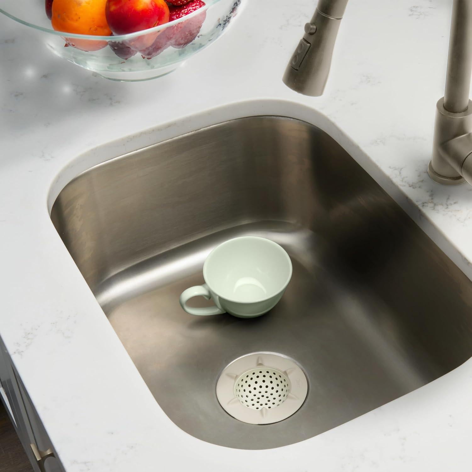 Colador de Fregadero Waterflow Clorox - Paquete de 2, Crema