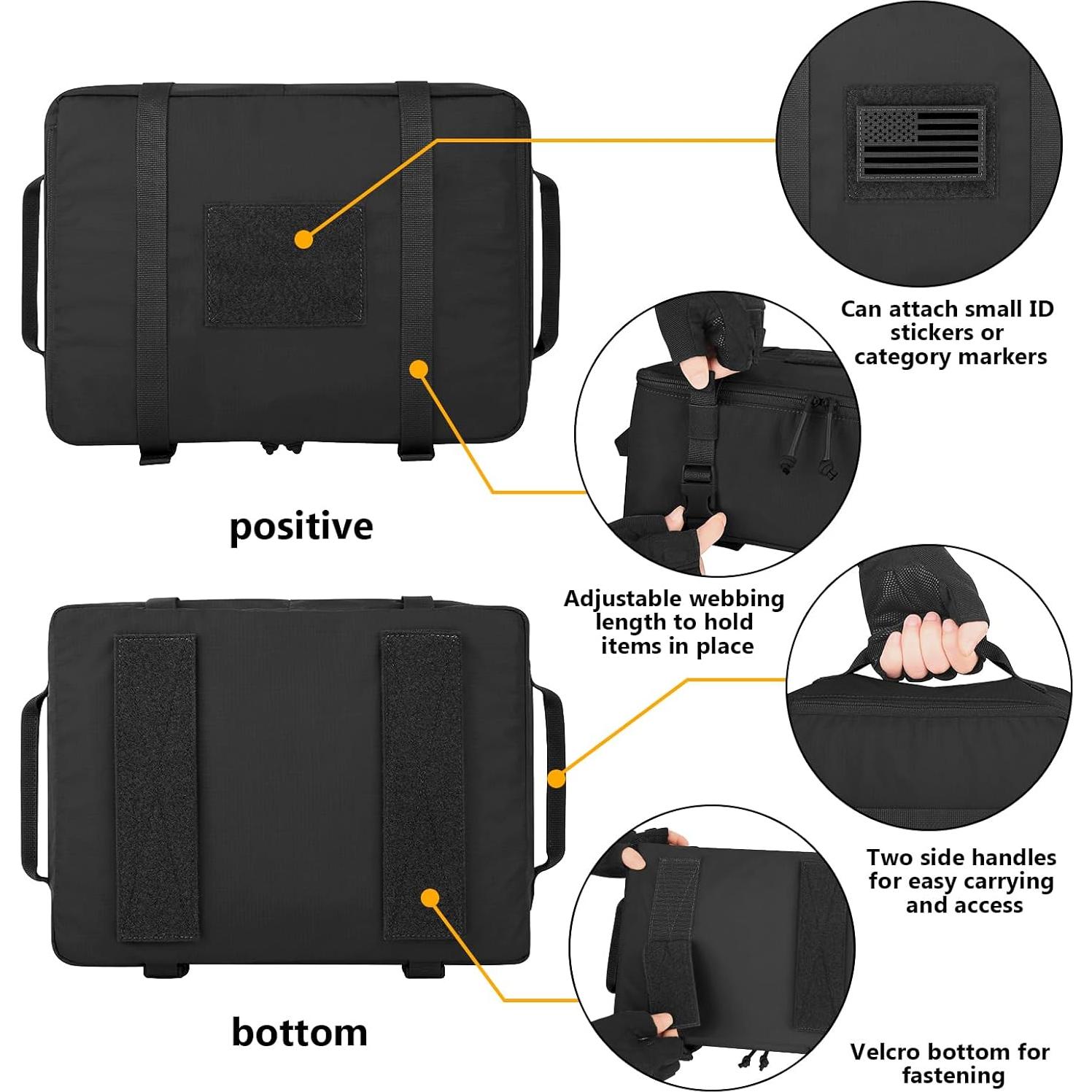 Cubos de Empaque Tácticos PETAC GEAR 4 Pcs Impermeables