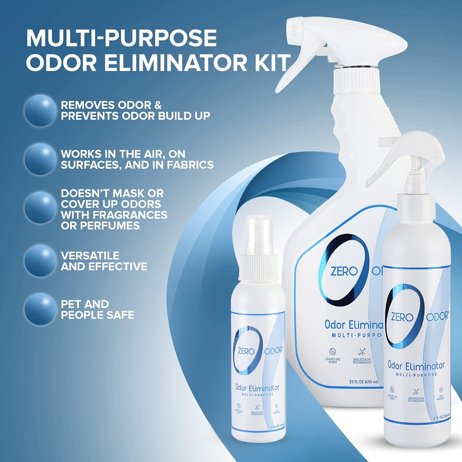 Zero Odor Eliminador de Olores Multiusos 3 Piezas 1.09 kg