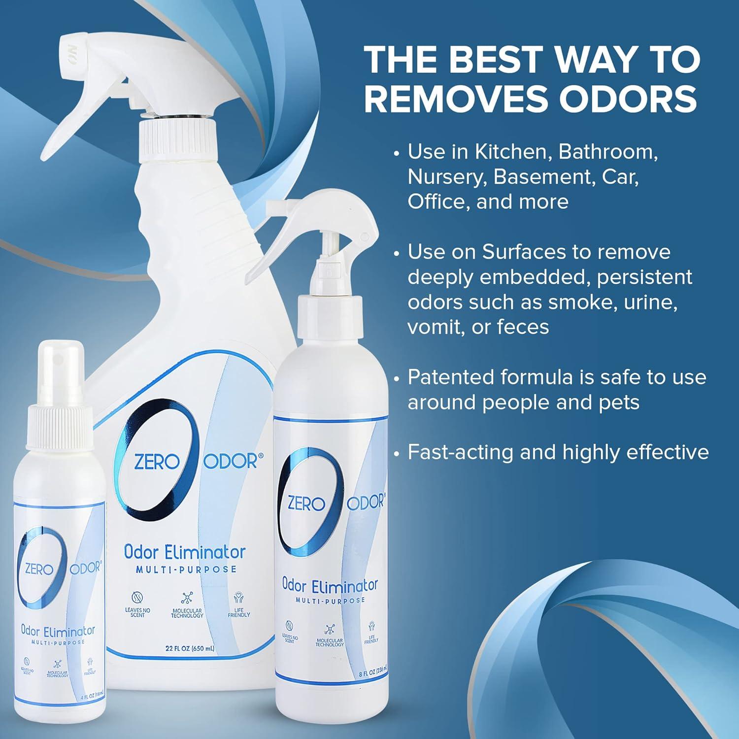 Zero Odor Eliminador de Olores Multiusos 3 Piezas 1.09 kg