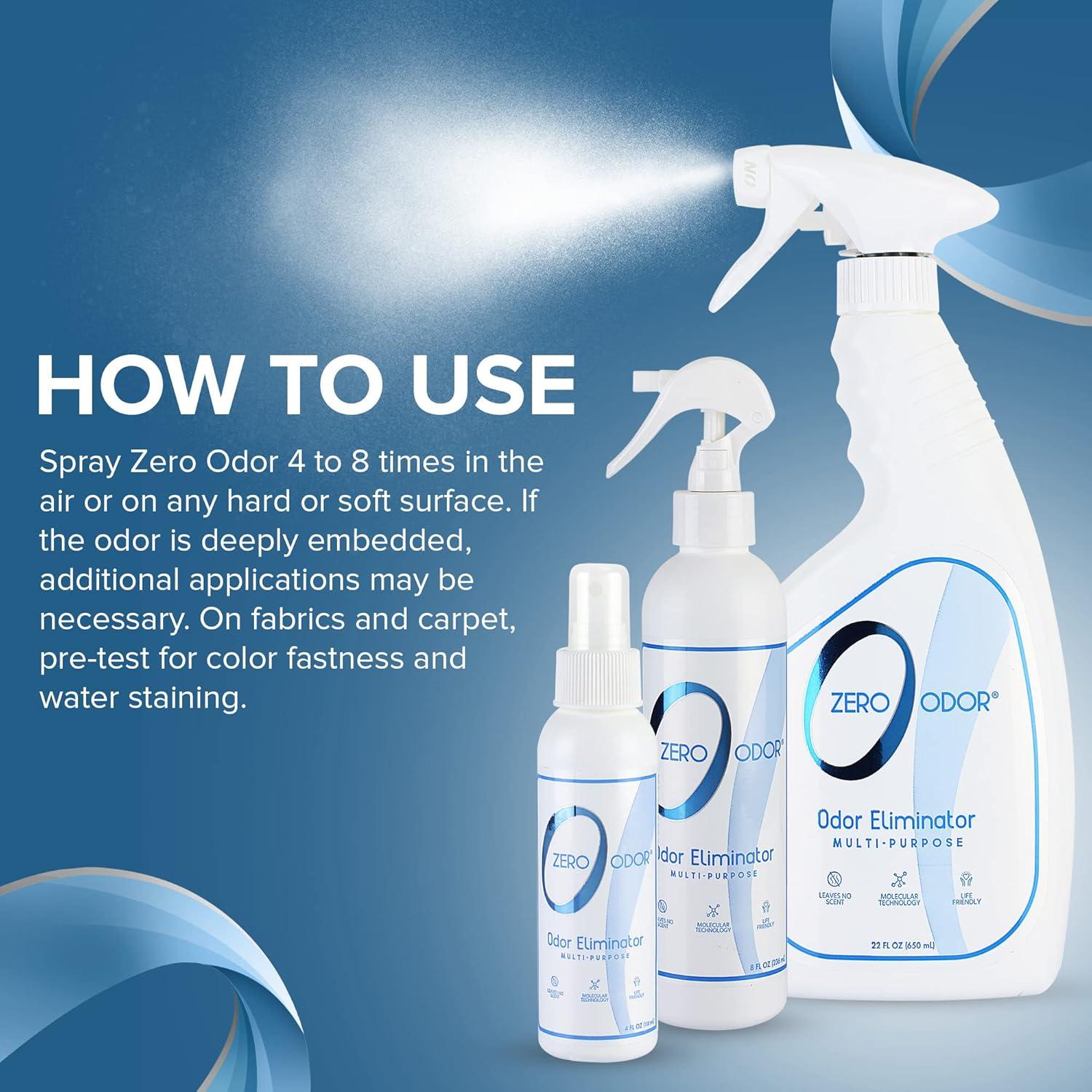 Zero Odor Eliminador de Olores Multiusos 3 Piezas 1.09 kg