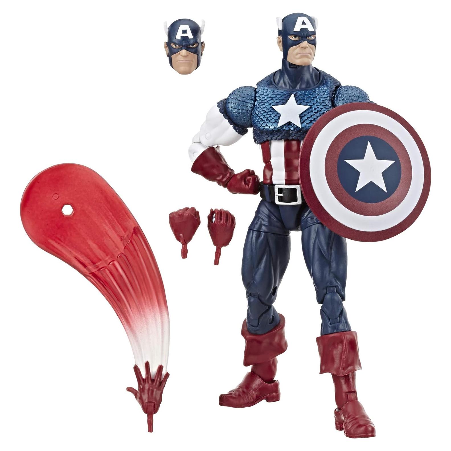 Figura de acción Capitán América 80 Aniversario Hasbro 15 cm