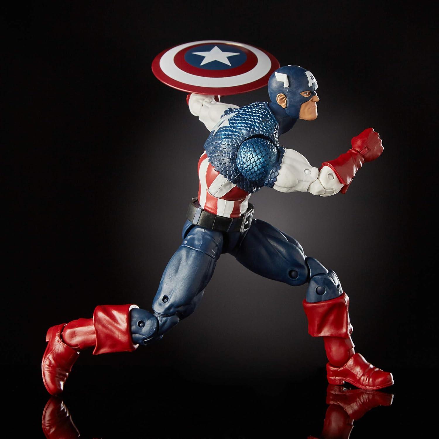 Figura de acción Capitán América 80 Aniversario Hasbro 15 cm