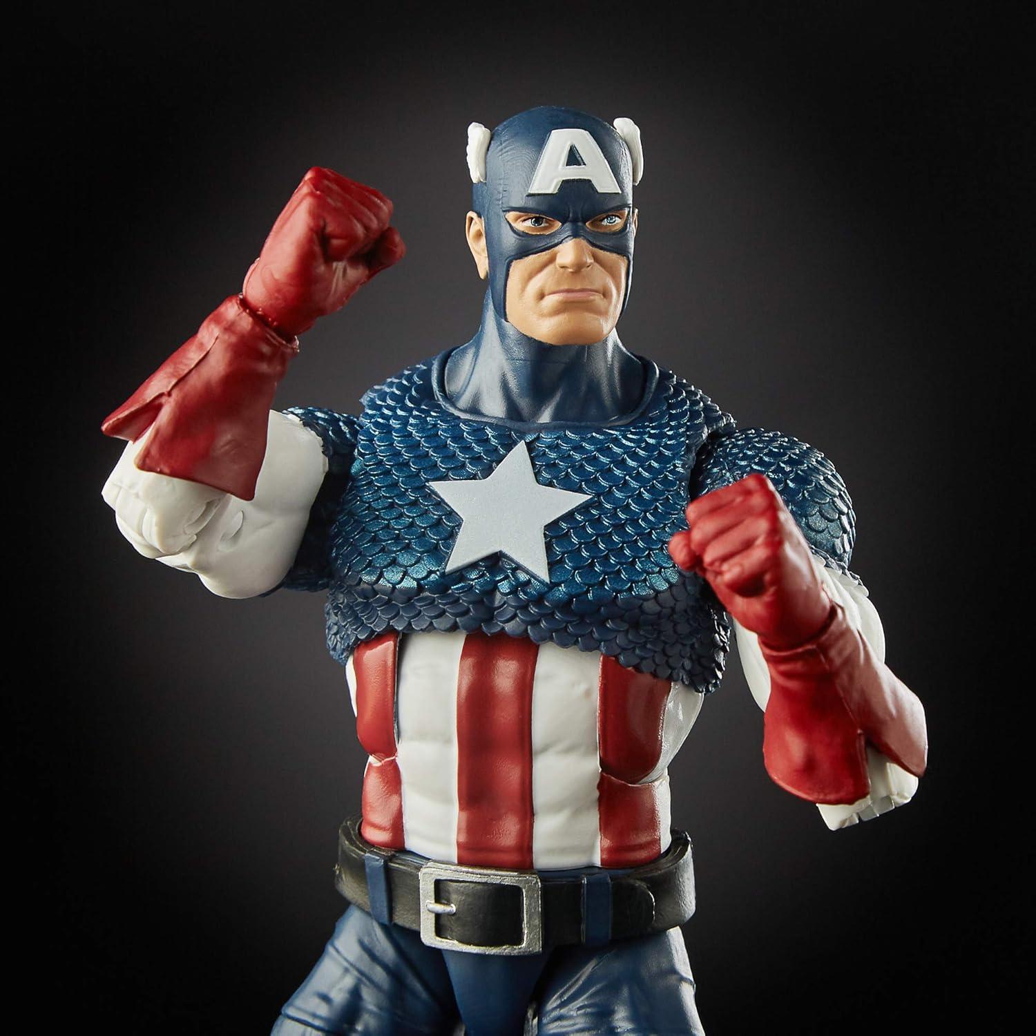 Figura de acción Capitán América 80 Aniversario Hasbro 15 cm