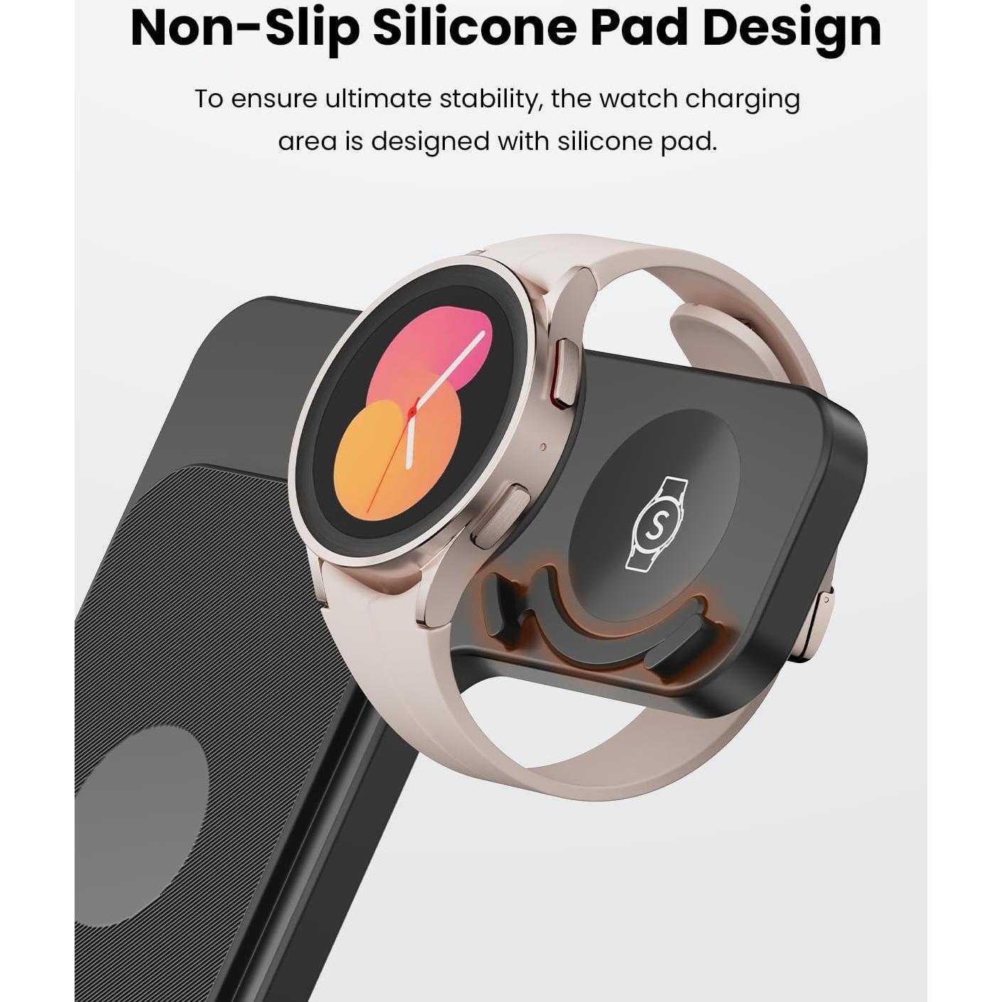 Cargador Inalambrico 3 en 1 GEEKERA para Samsung Galaxy