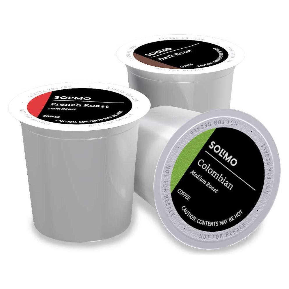 Cápsulas de Café Solimo 100% Arábica - 100 Unidades Variadas