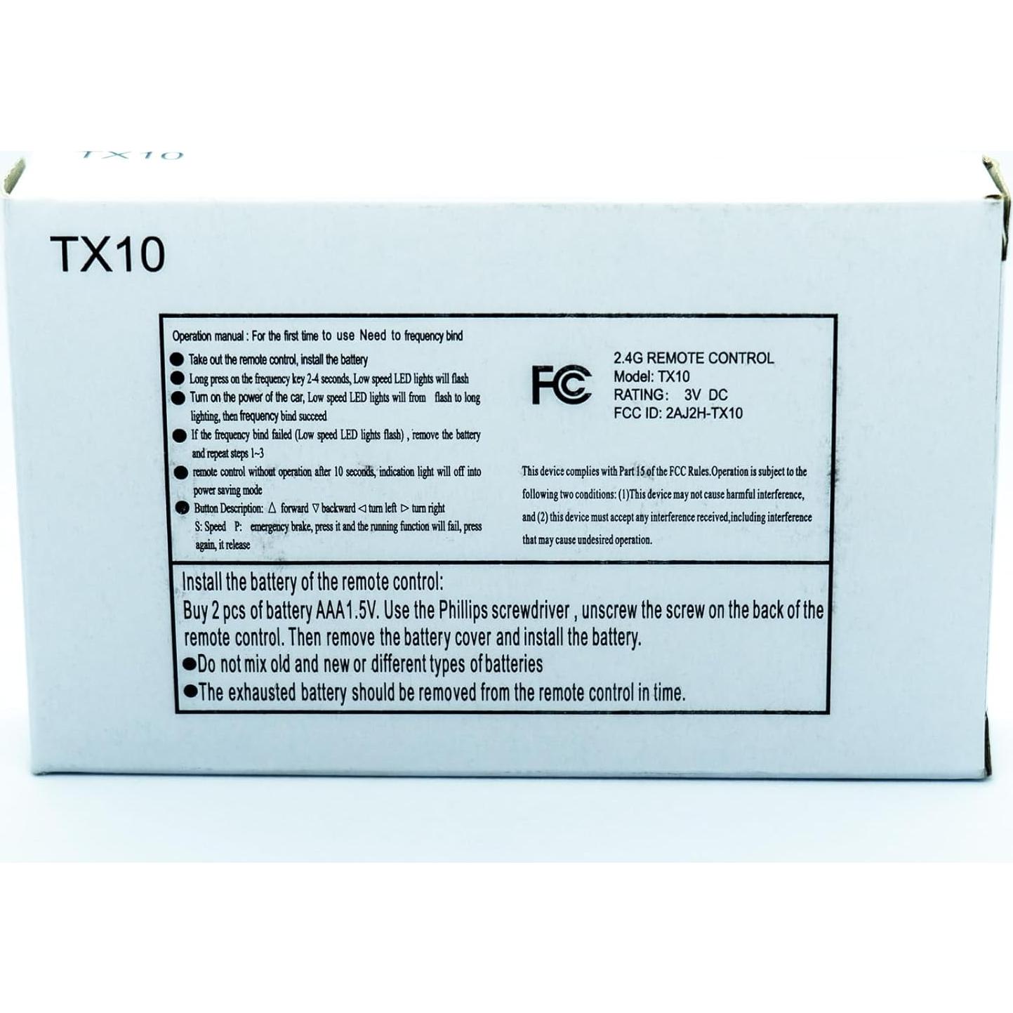 Control Remoto Bluetooth Weelye TX10 para Juguetes 64.8g