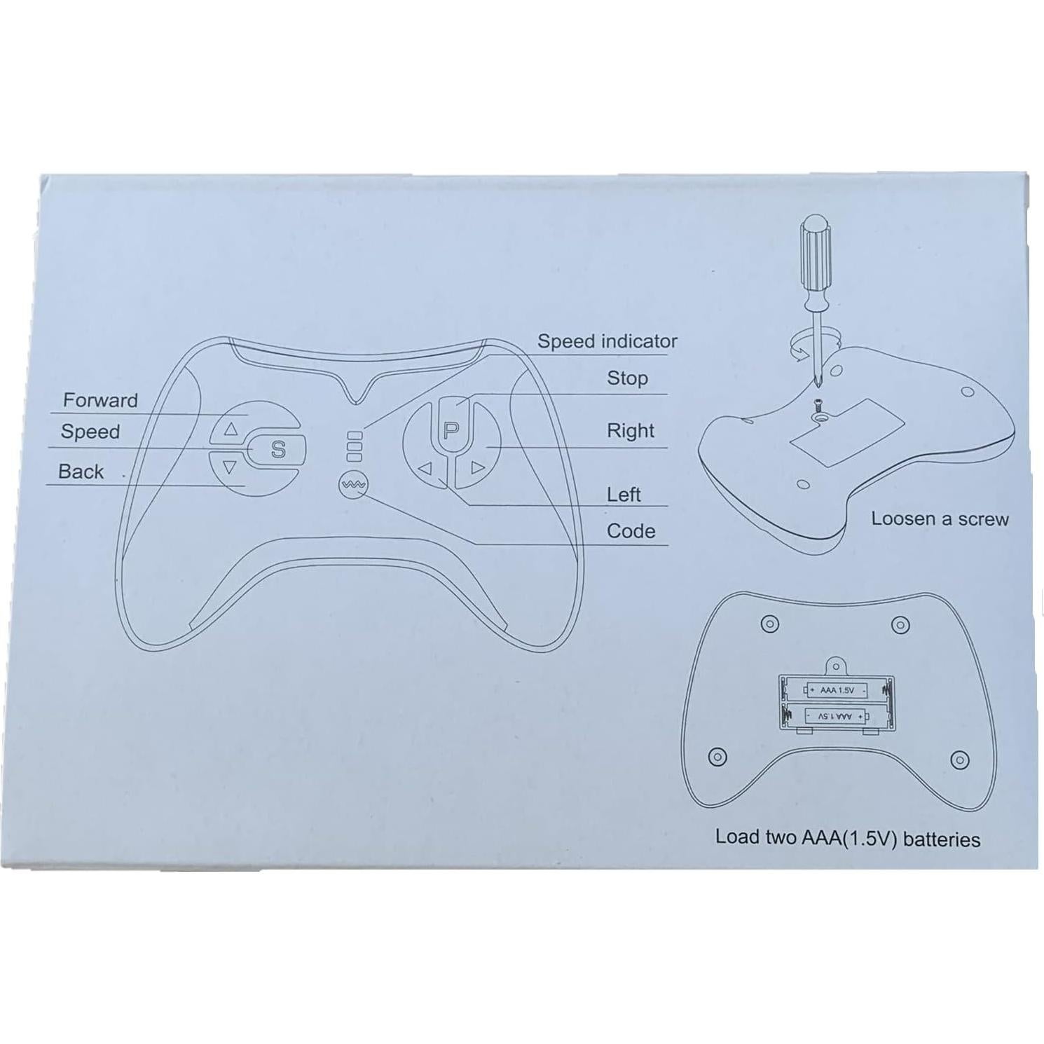 Control Remoto Bluetooth JR1839 para Coche Eléctrico Niños 2.4G