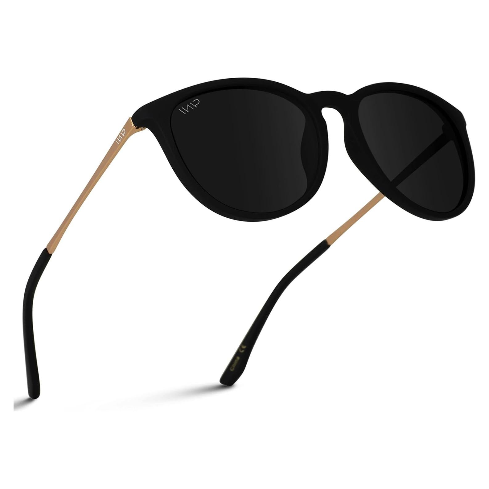 Gafas de sol redondas WearMe Pro UV polarizadas para mujer