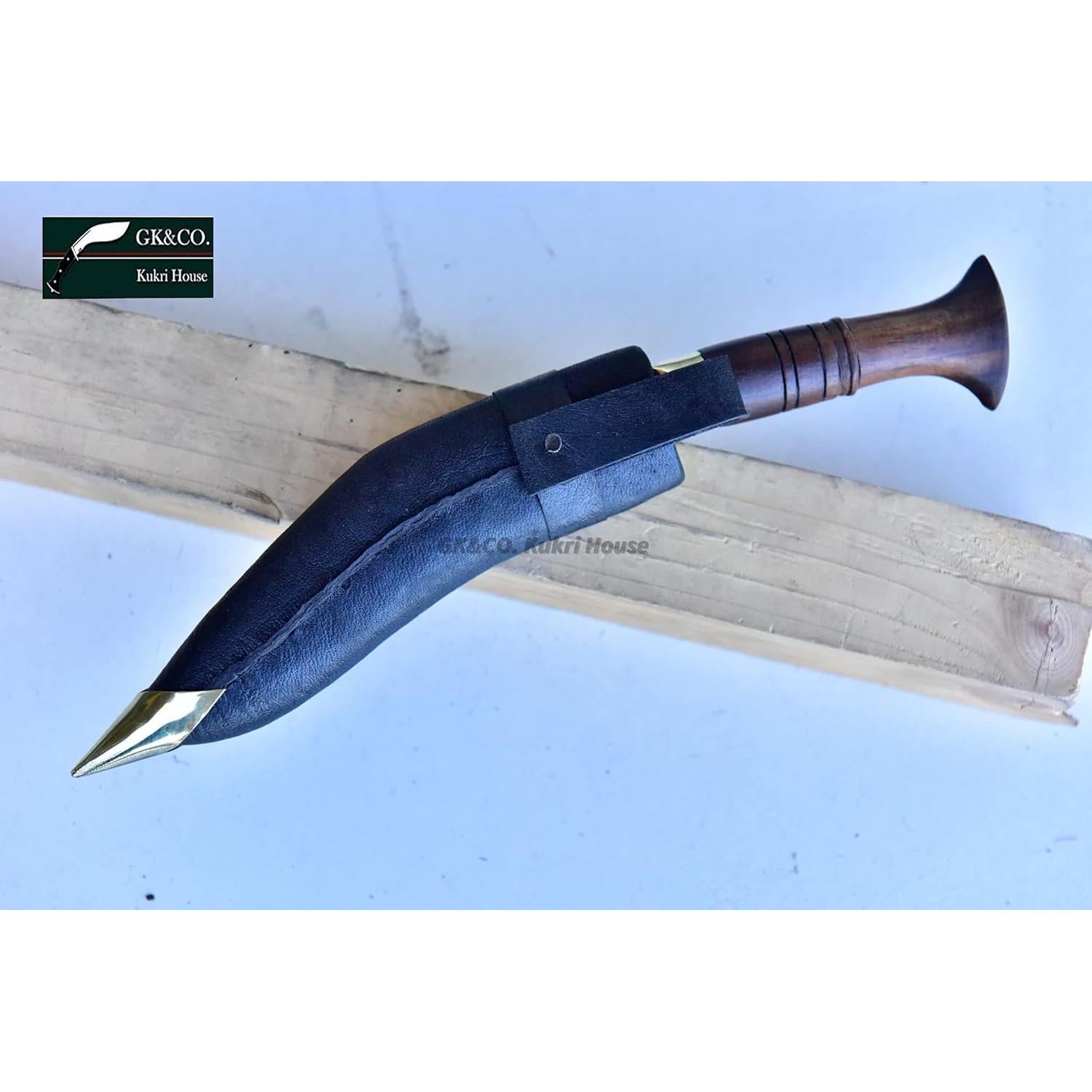 Genuine Kukri - 5" Blade Biltong Kukri, Full Tang Authentic Khukuri Handmade in Nepal