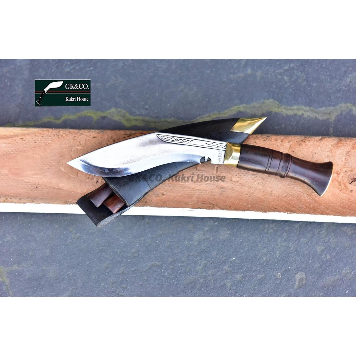 Authentic Kukri/Khukuri- 6" Blade Super Mini Jungle Kitchen Knife- Handmade in Nepal