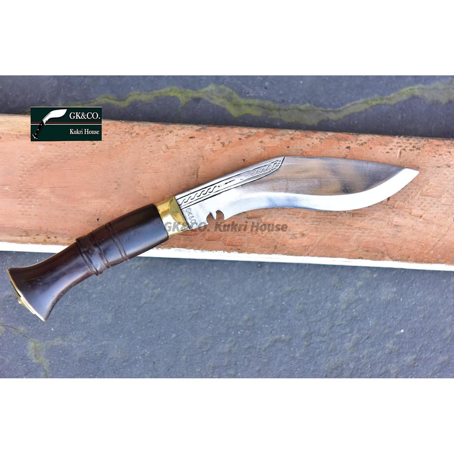 Authentic Kukri/Khukuri- 6" Blade Super Mini Jungle Kitchen Knife- Handmade in Nepal