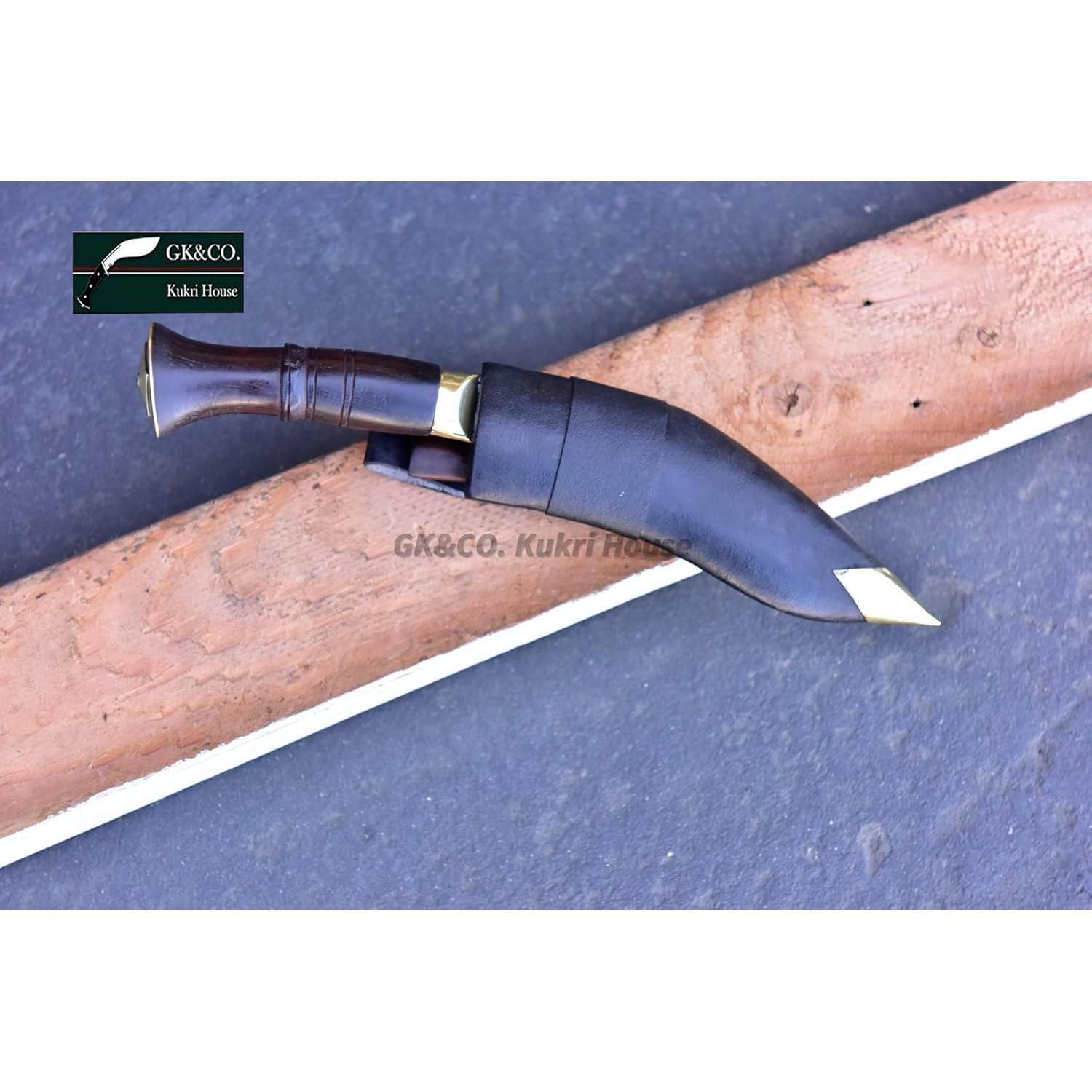 Authentic Kukri/Khukuri- 6" Blade Super Mini Jungle Kitchen Knife- Handmade in Nepal