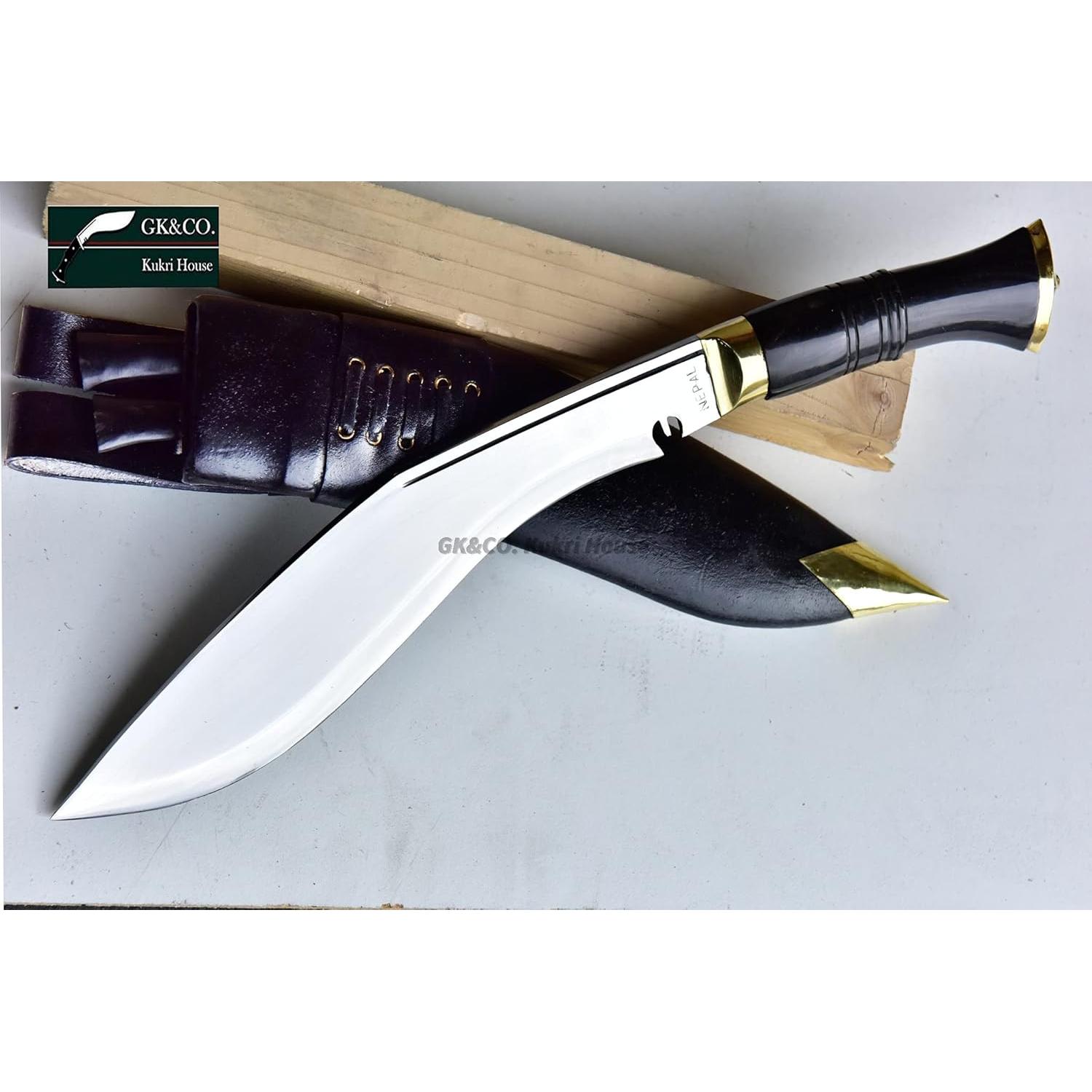 Cuchillo Kukri GK&CO. Casa Kukri 10.25" Hecho a Mano Nepal