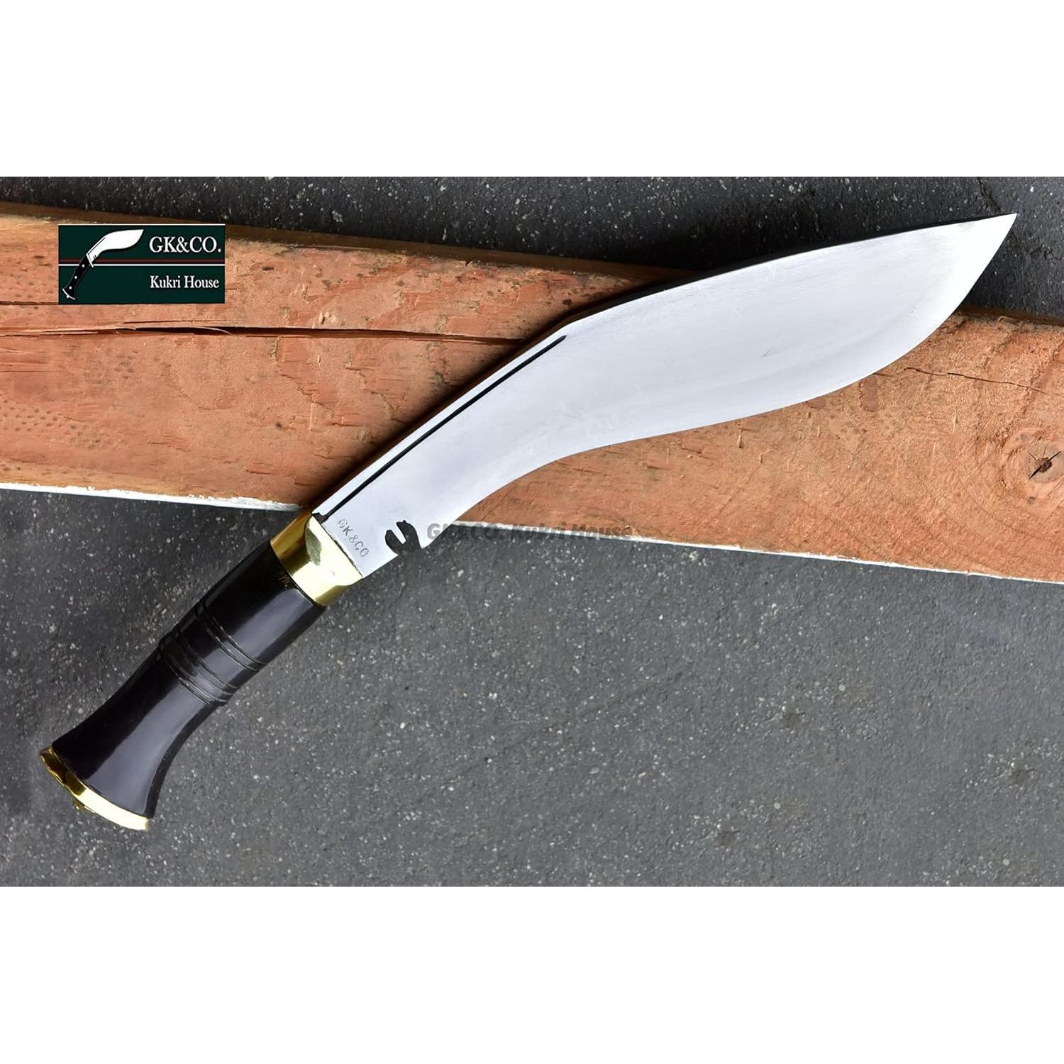 Cuchillo Kukri GK&CO. Casa Kukri 10.25" Hecho a Mano Nepal
