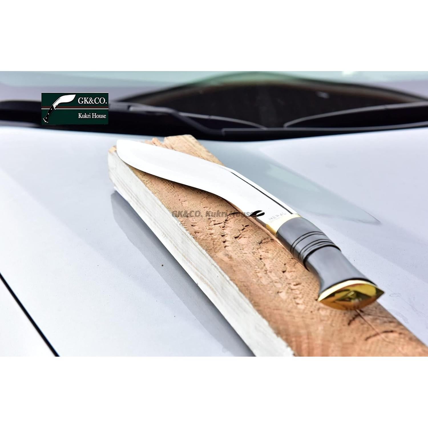 Cuchillo Kukri GK&CO. Casa Kukri 10.25" Hecho a Mano Nepal