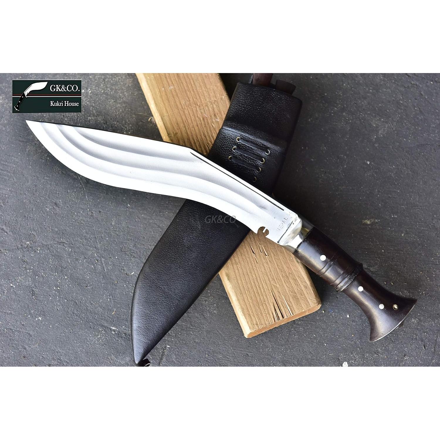 Kukri GK&CO. La Bestia 30.48 cm acero al carbono mango madera