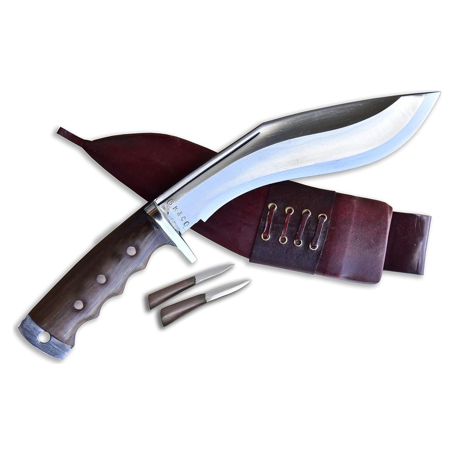 Kukri GK&CO. 20.32 cm Acero Carbono con Funda Roja