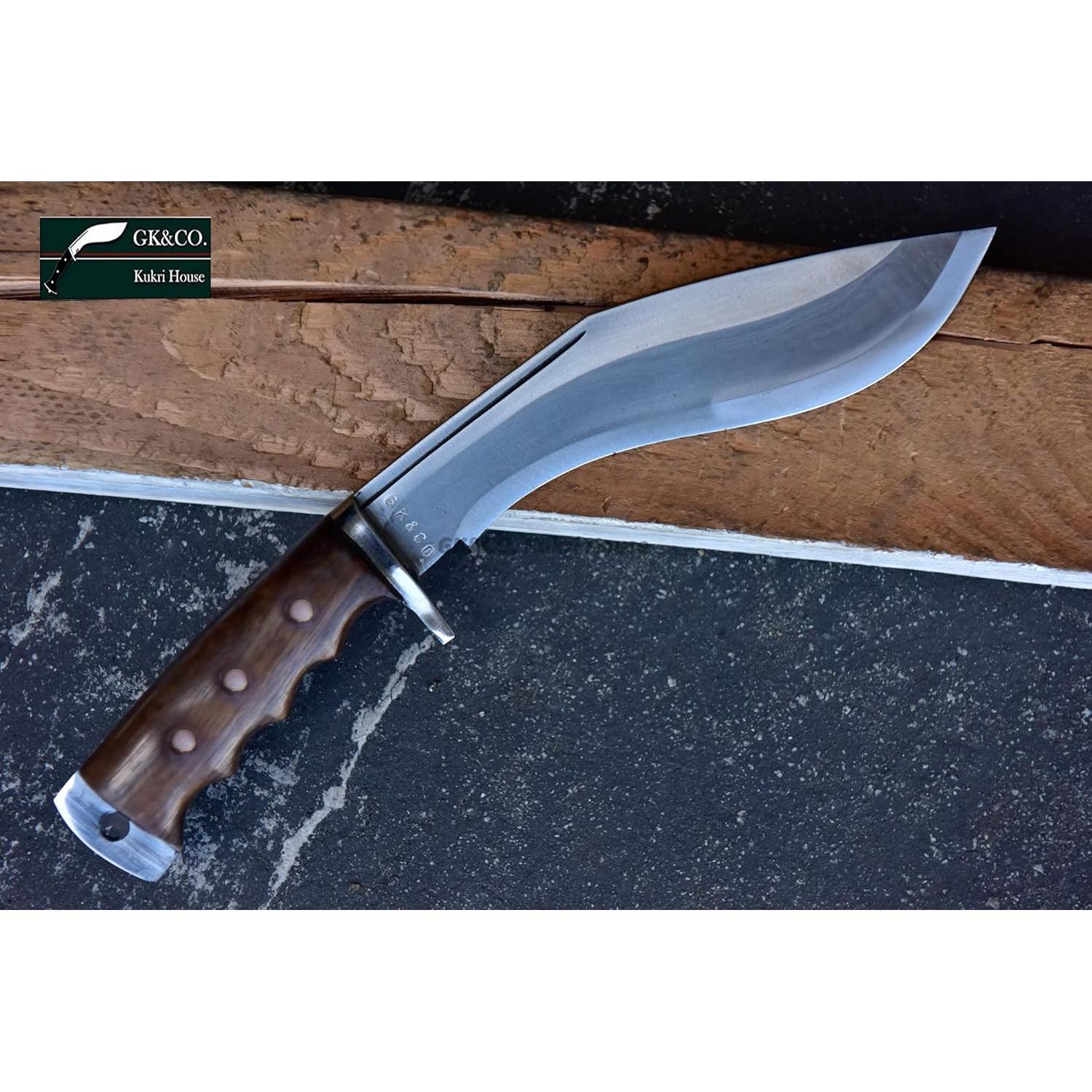 Kukri GK&CO. 20.32 cm Acero Carbono con Funda Roja