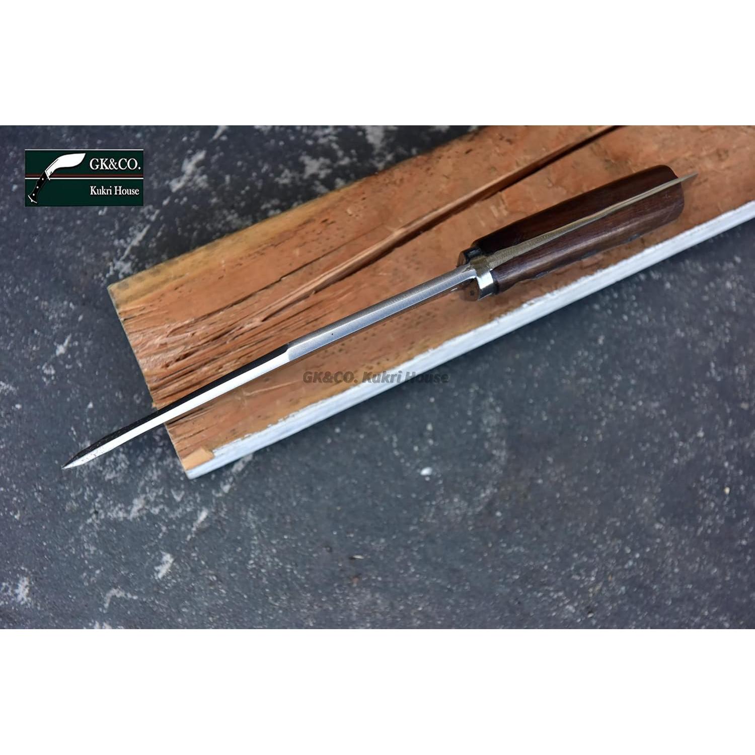 Kukri GK&CO. 20.32 cm Acero Carbono con Funda Roja