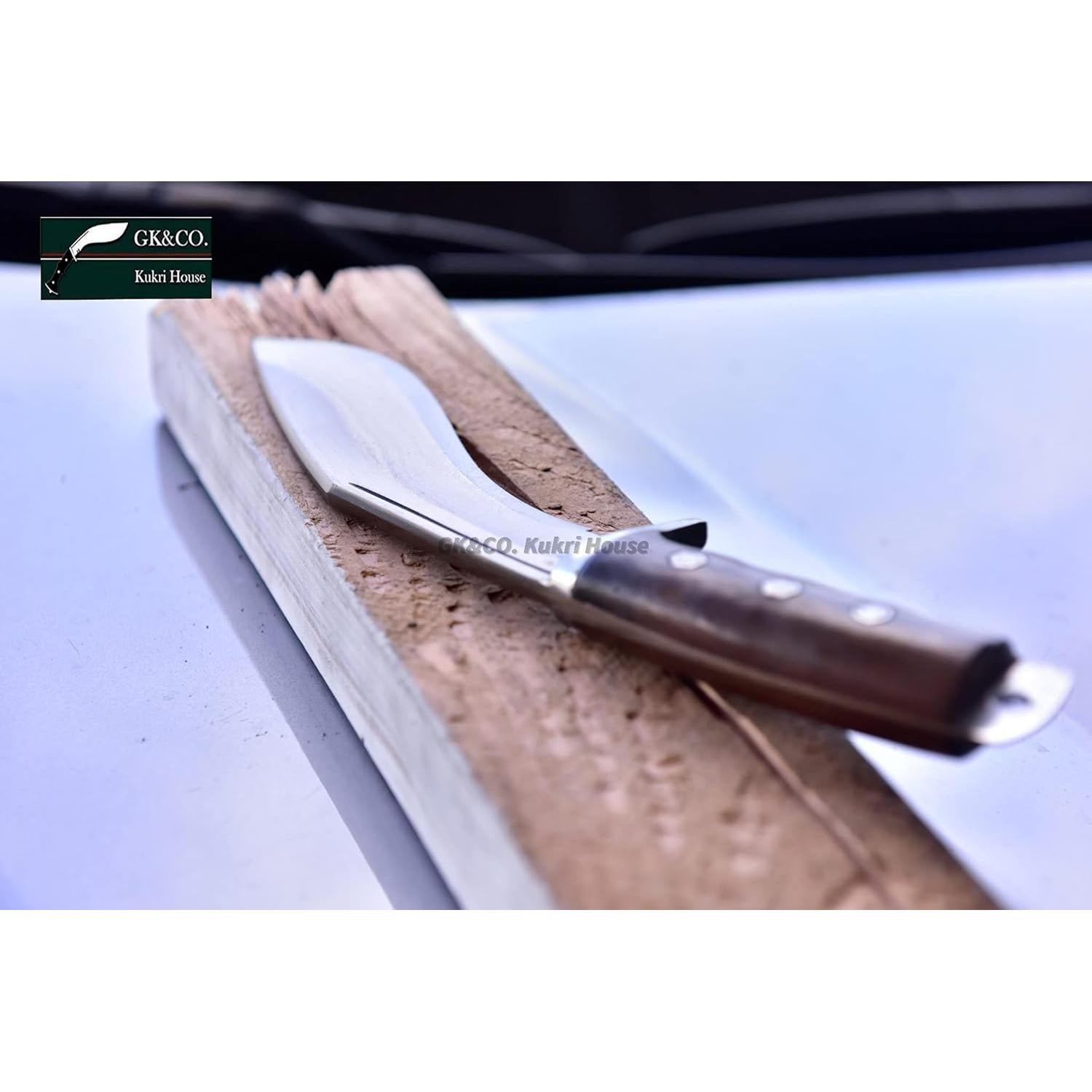 Kukri GK&CO. 20.32 cm Acero Carbono con Funda Roja