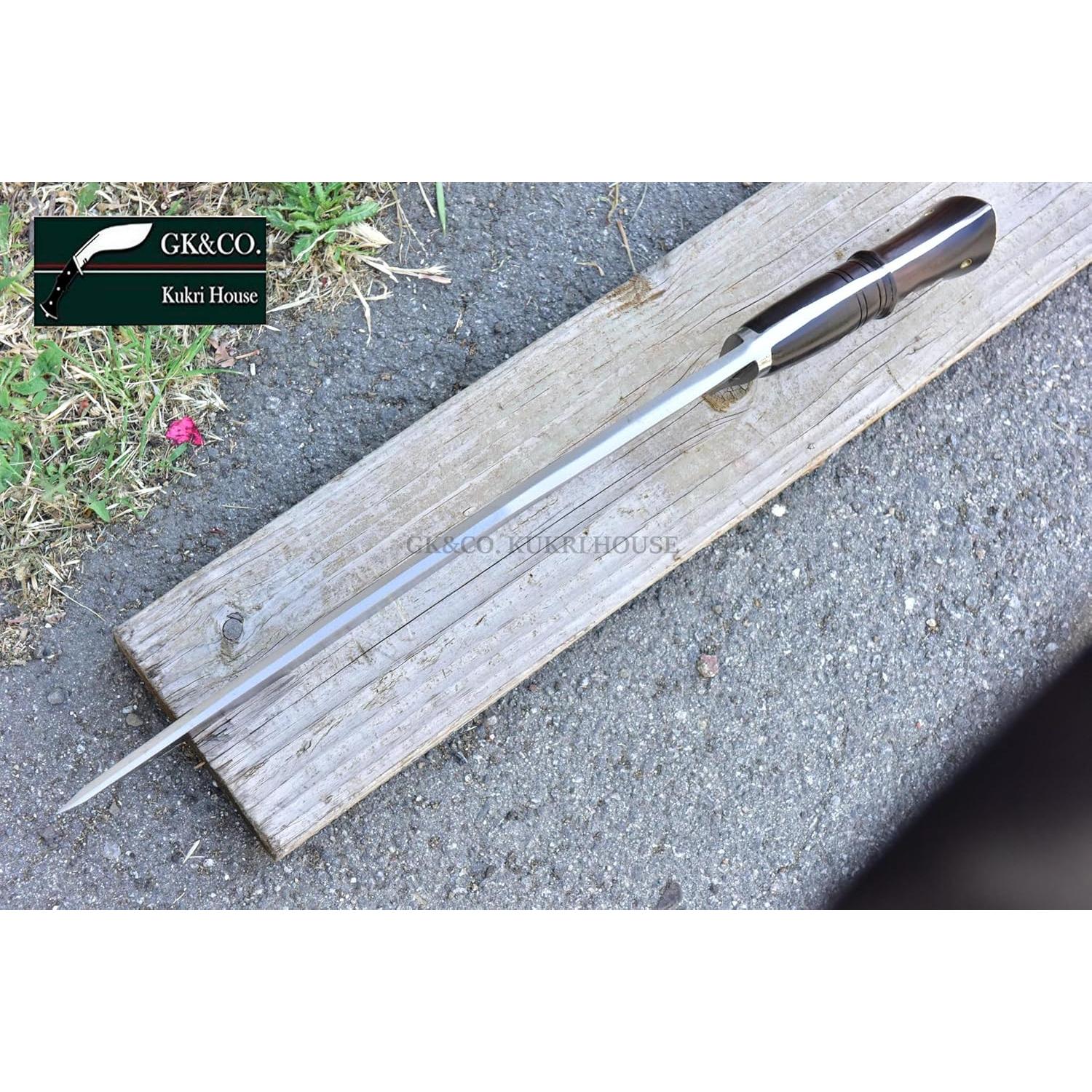 Cuchillo Kukri Auténtico GK&CO. 15" Acero Carbono Nepal