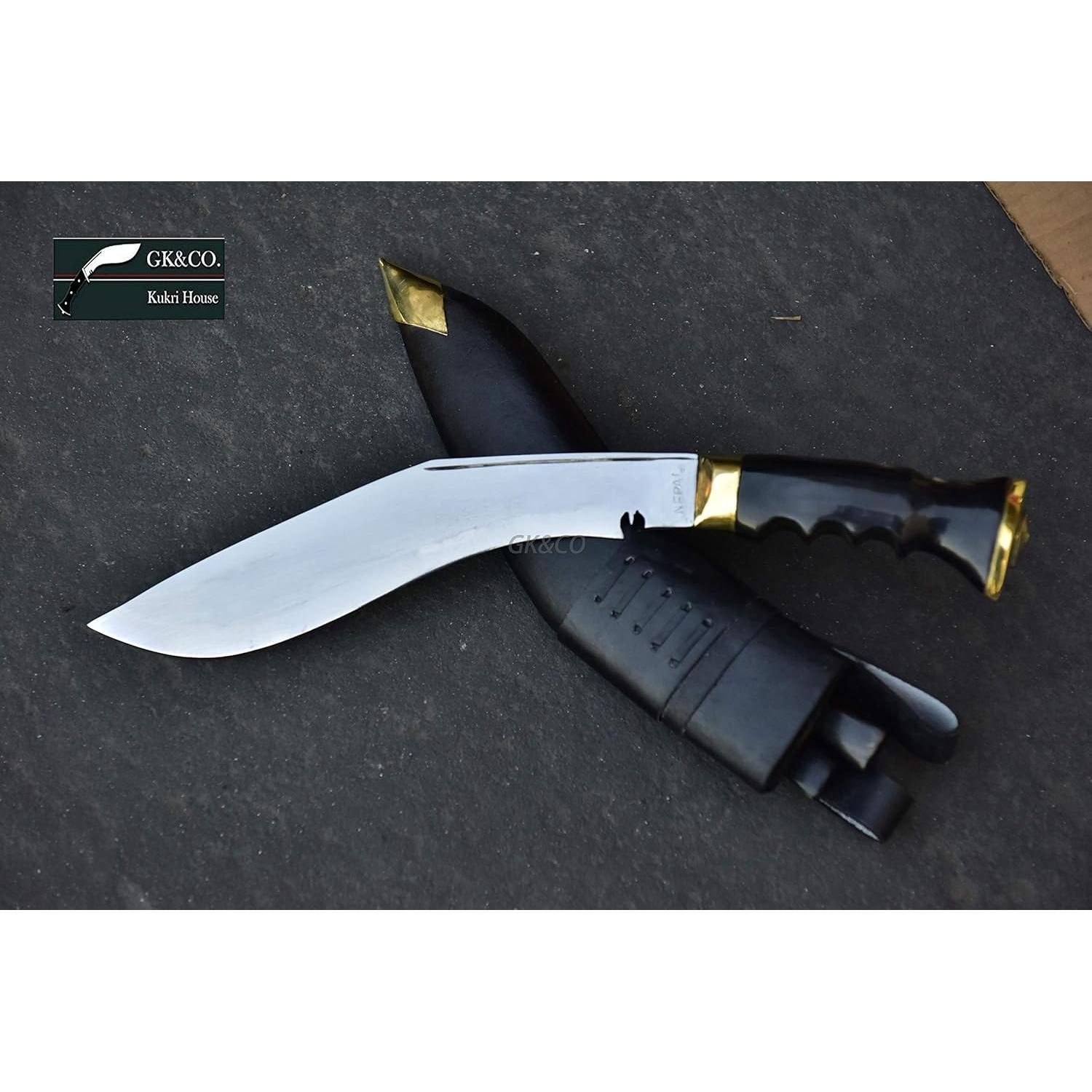 Cuchillo Kukri GK&CO. Servicio No.1 10" Acero Carbono Hecho a Mano