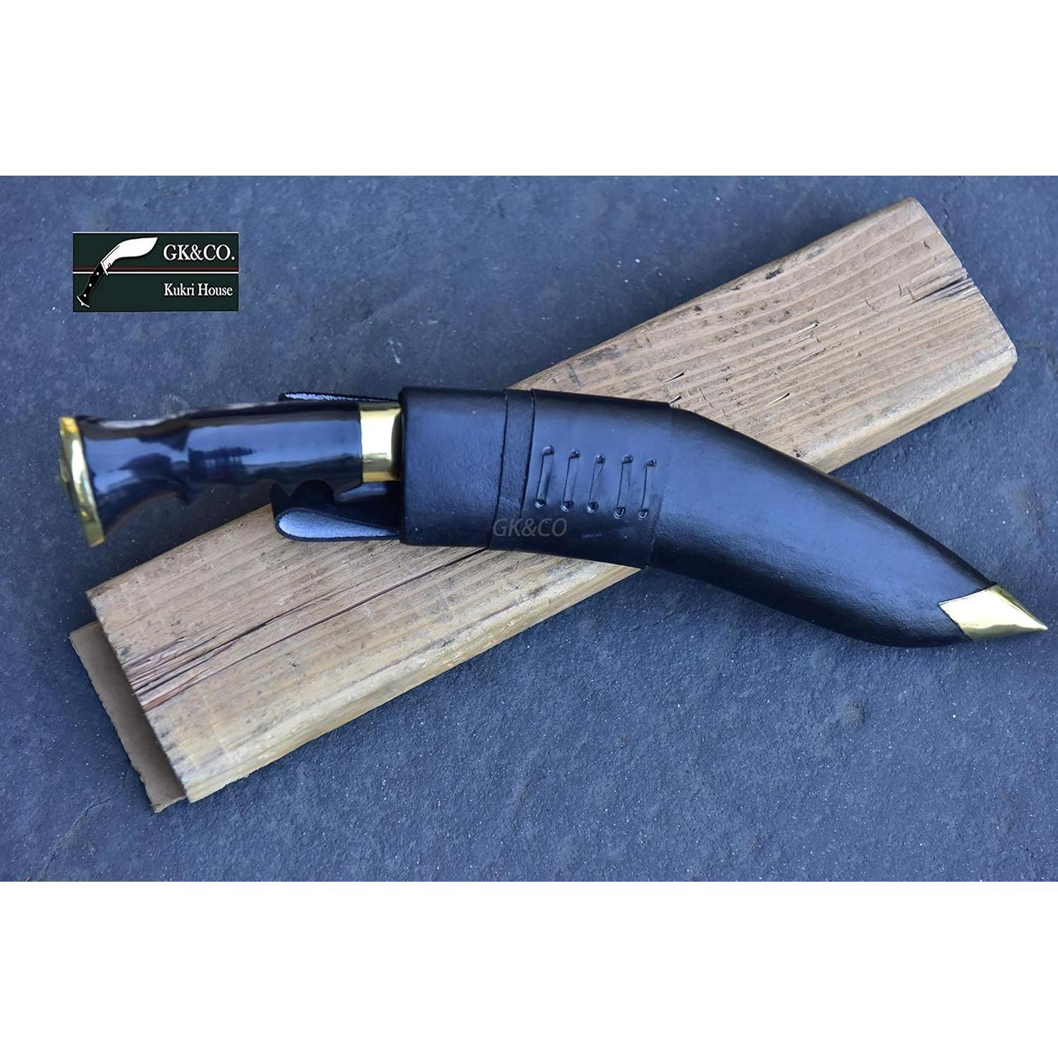 Cuchillo Kukri GK&CO. Servicio No.1 10" Acero Carbono Hecho a Mano