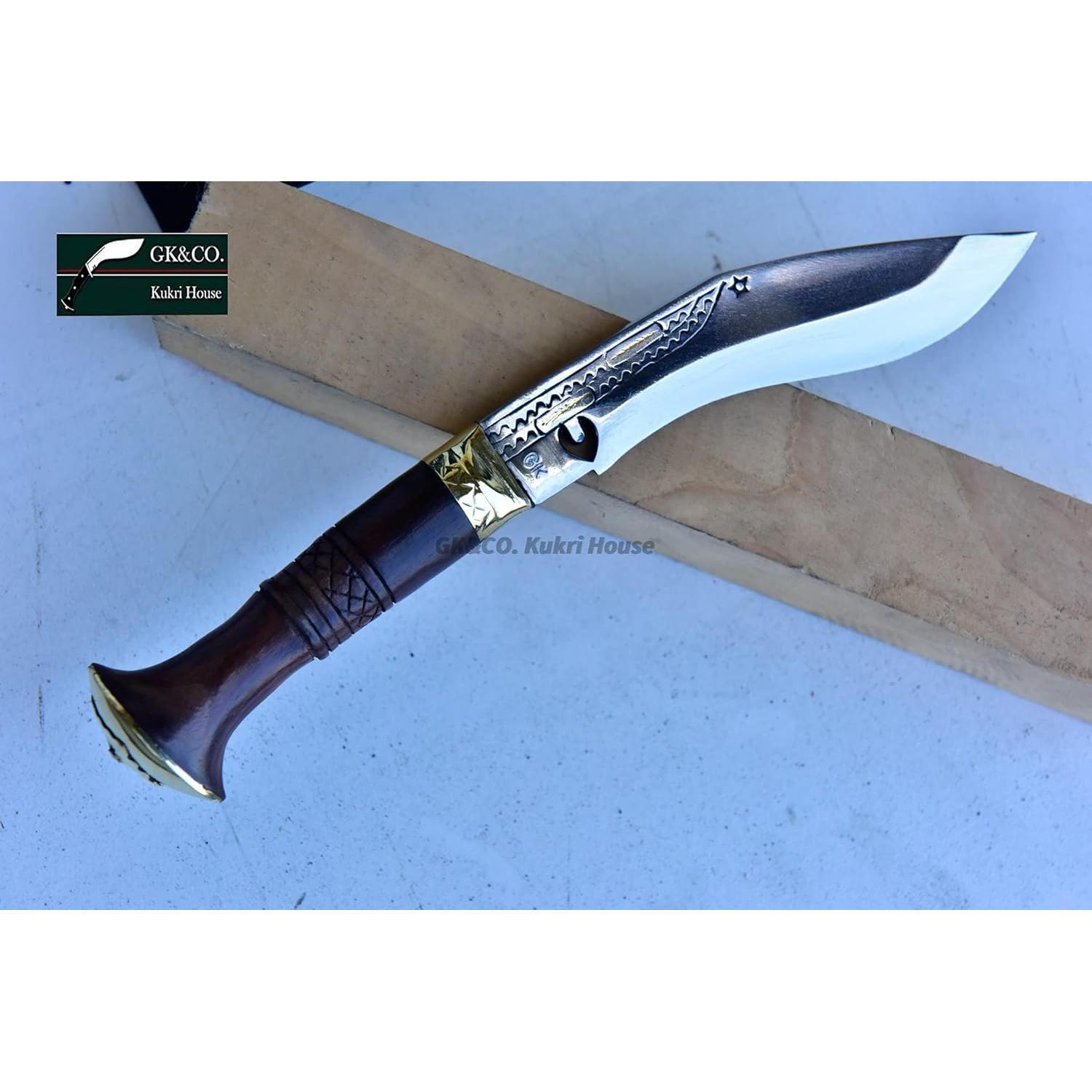 Cuchillo Kukri GK&CO. Cheetlange 5" Hecho a Mano Nepal