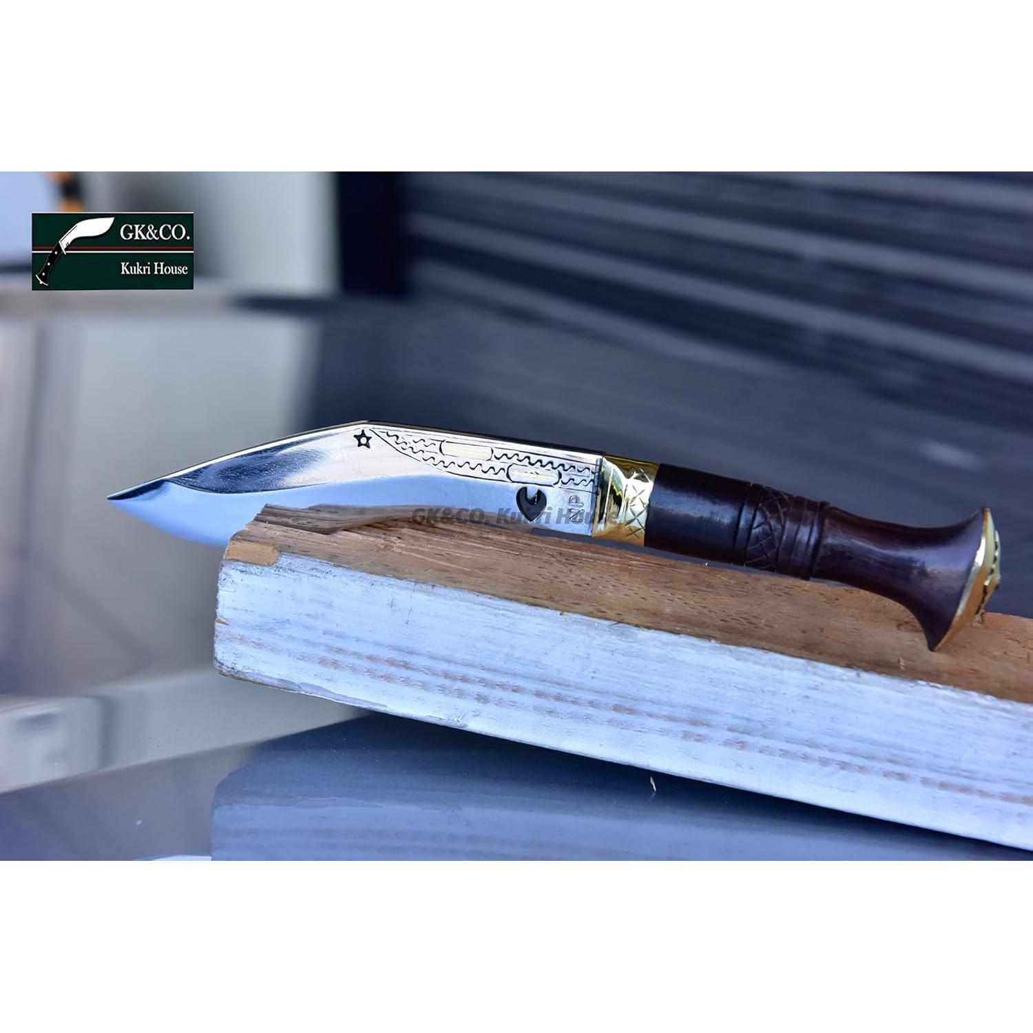 Cuchillo Kukri GK&CO. Cheetlange 5" Hecho a Mano Nepal