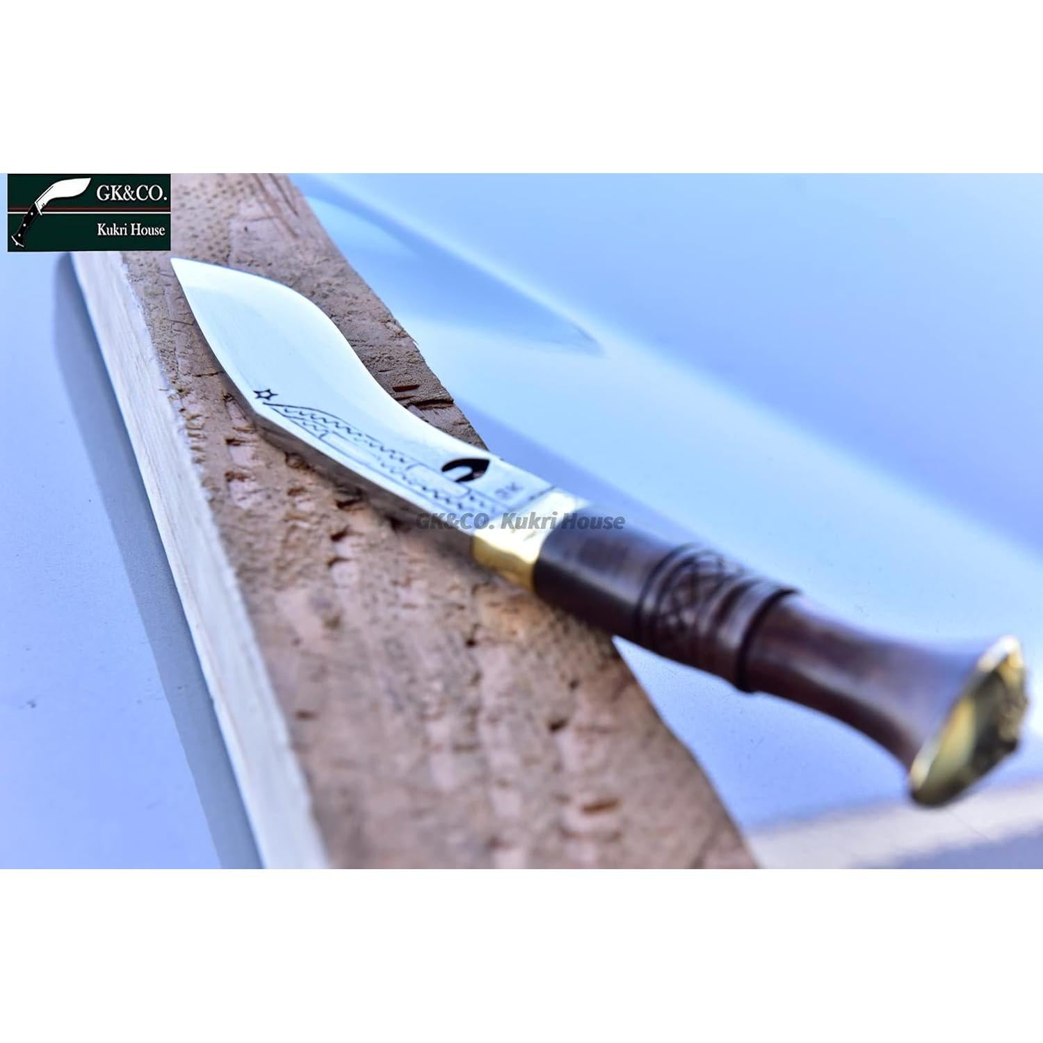 Cuchillo Kukri GK&CO. Cheetlange 5" Hecho a Mano Nepal