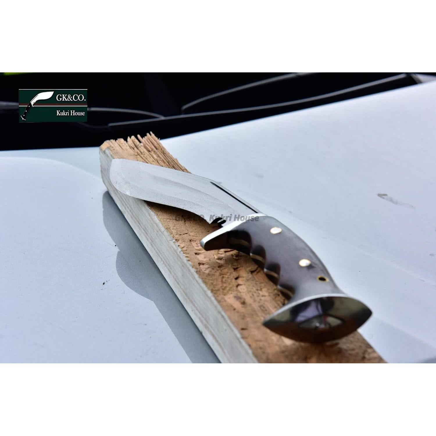 Cuchillo Kukri GK&CO. Iraquí Panawal Angkhola 15cm Hecho a Mano