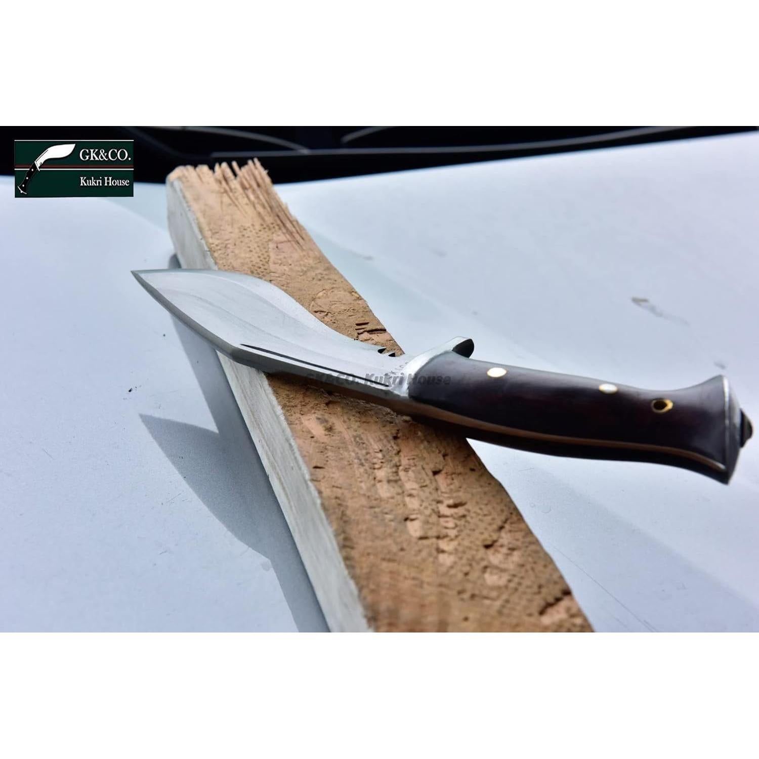 Cuchillo Kukri GK&CO. Iraquí Panawal Angkhola 15cm Hecho a Mano