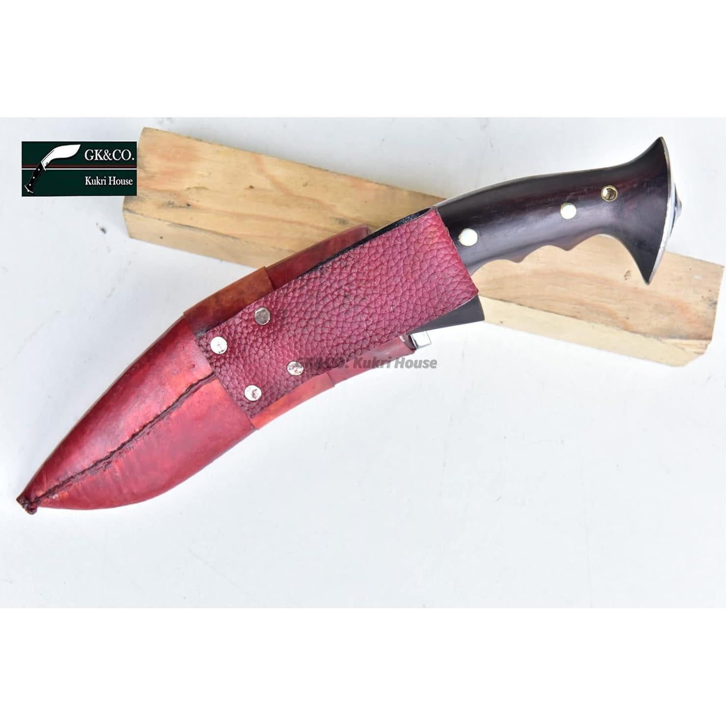 Cuchillo Kukri GK&CO. Iraquí Panawal Angkhola 15cm Hecho a Mano