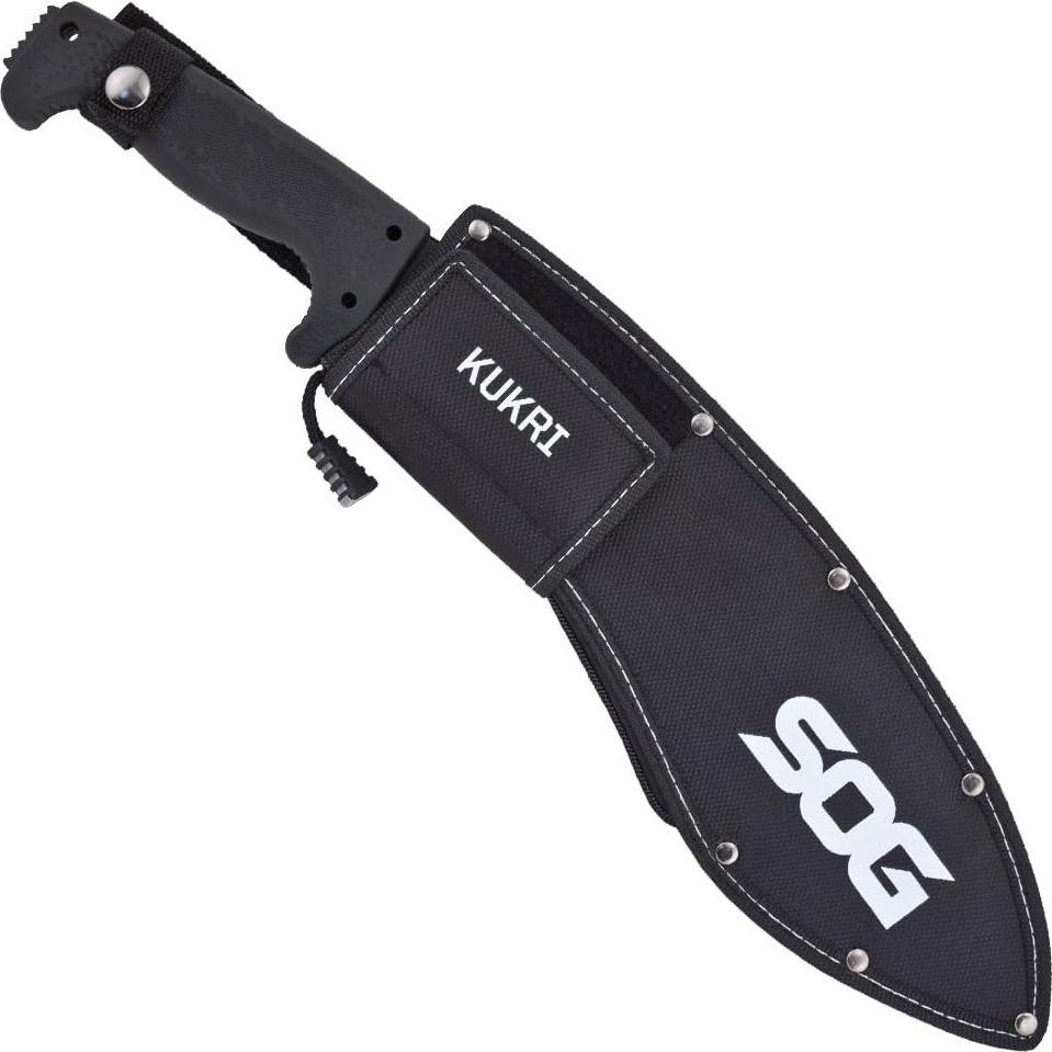 Machete Kukri SOGfari 33 cm Acero Inoxidable Mango Texturizado