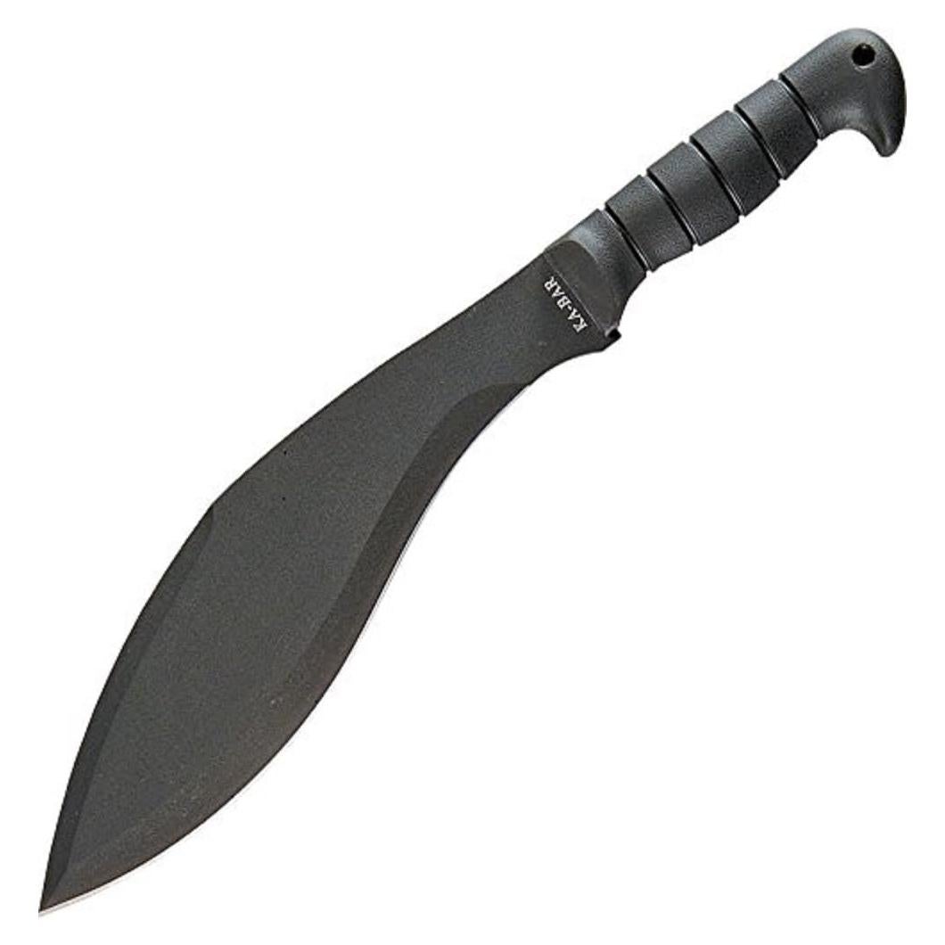 Machete Kukri KA-BAR 29.21 cm Acero al Carbono Negro