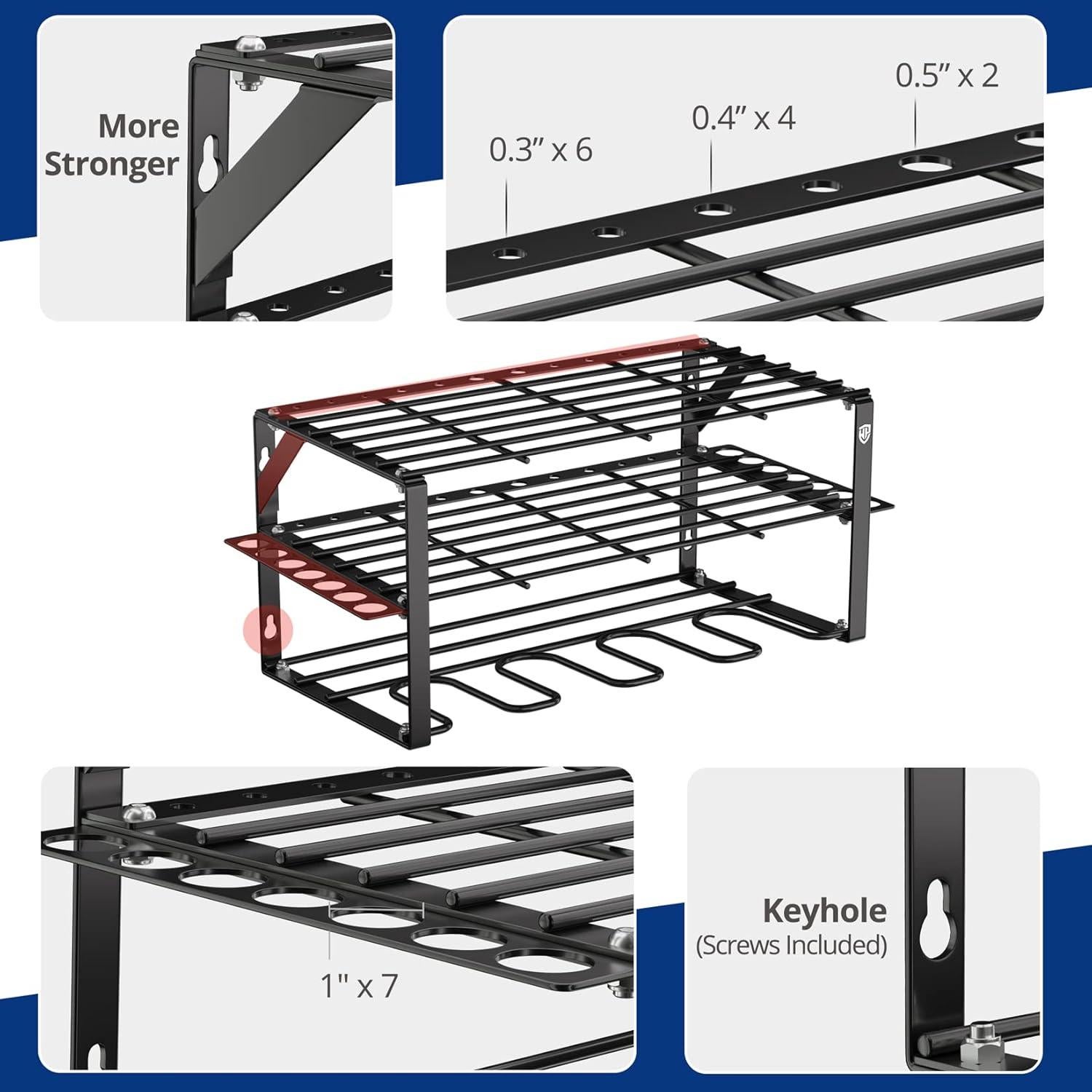 Organizador de Herramientas Eléctricas WORKPRO 3 Niveles 68 kg