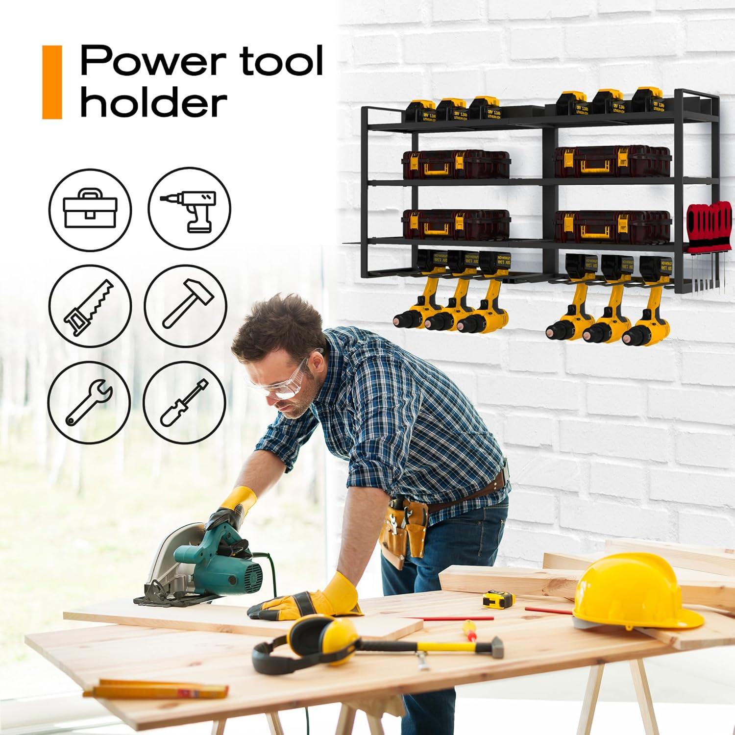 Organizador de Herramientas de Montaje en Pared Fiztik 7.59 kg