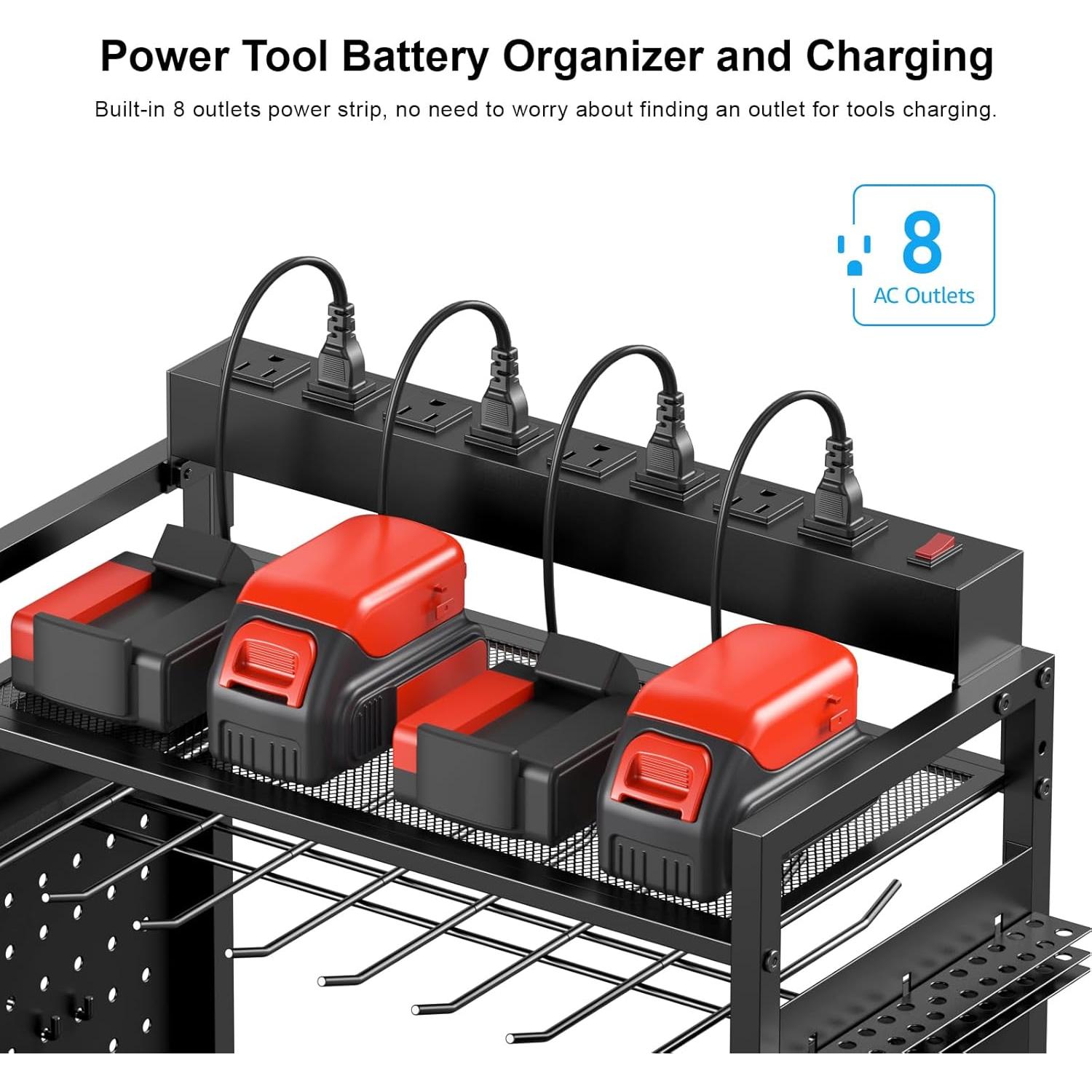 Carro Organizador de Herramientas CCCEI con Estación de Carga