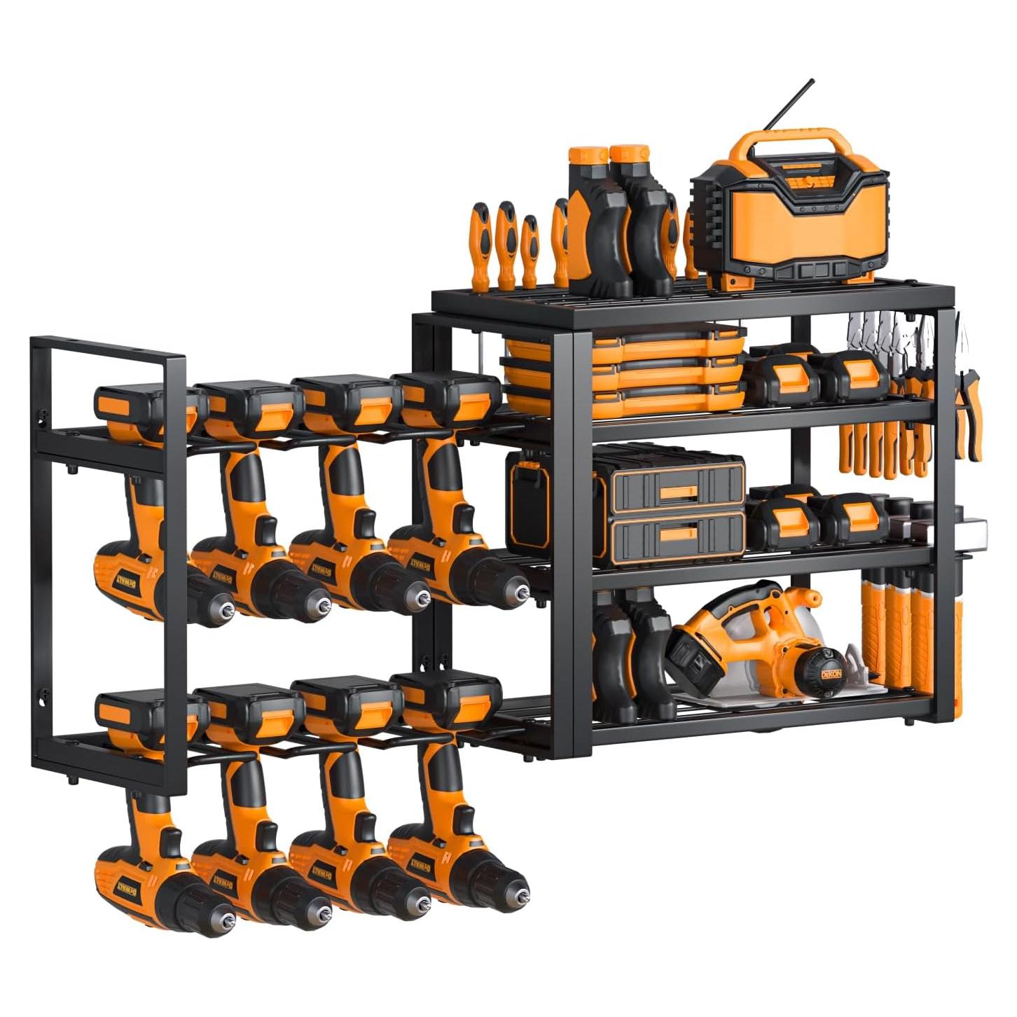 Organizador de Herramientas Eléctricas Solim 6 Niveles Montado en Pared