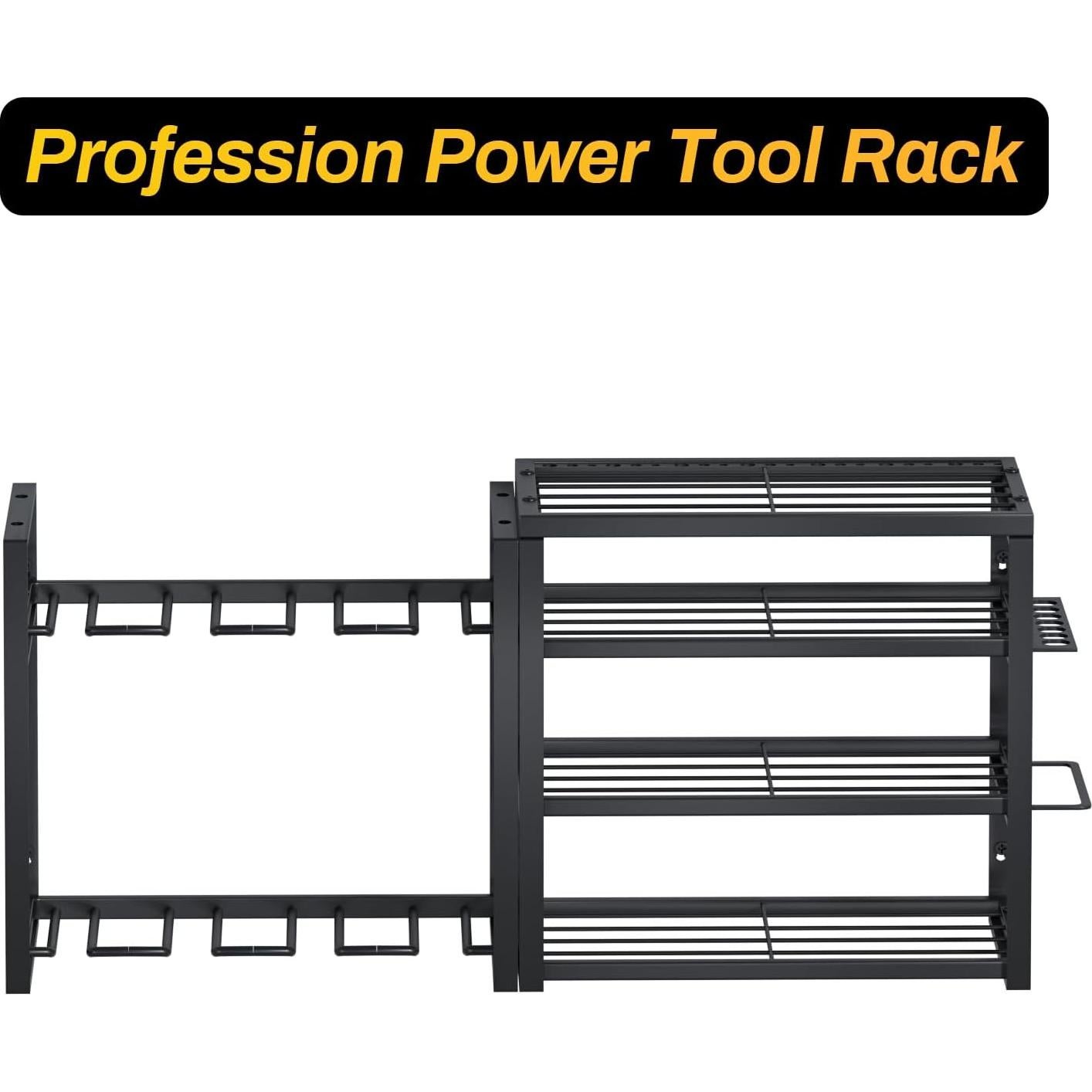 Organizador de Herramientas Eléctricas Solim 6 Niveles Montado en Pared