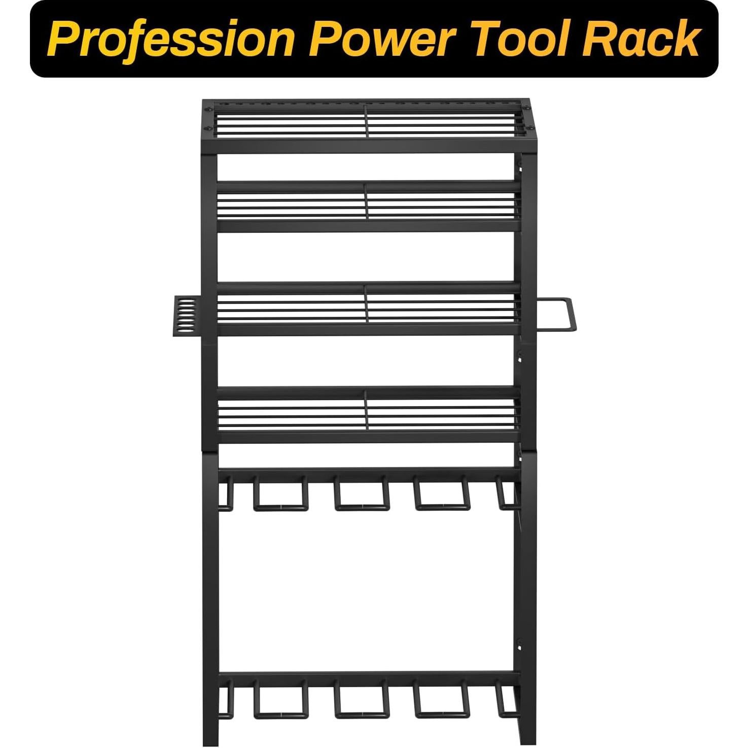 Organizador de Herramientas Eléctricas Solim 6 Niveles Montado en Pared
