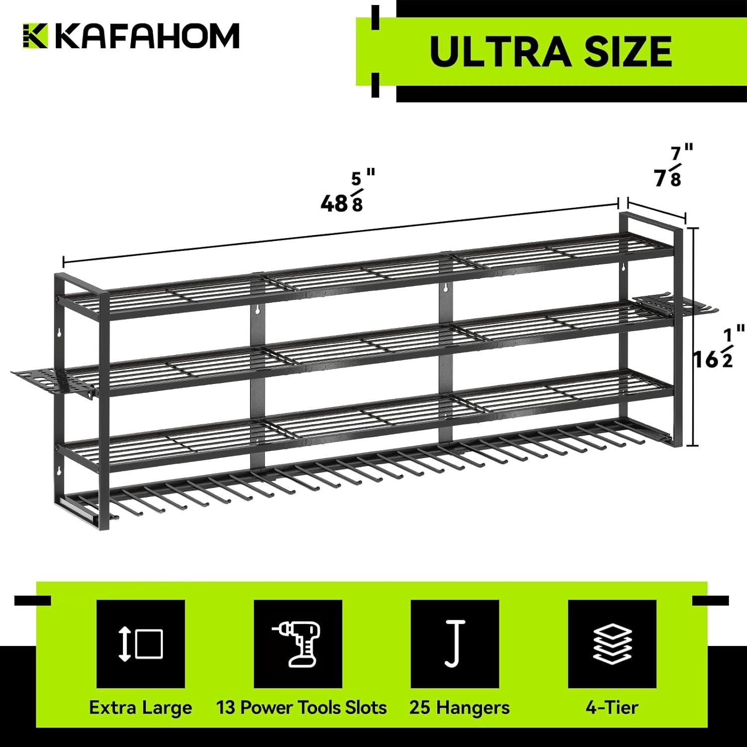 Organizador de Herramientas KAFAHOM 4 Capas Montado en Pared
