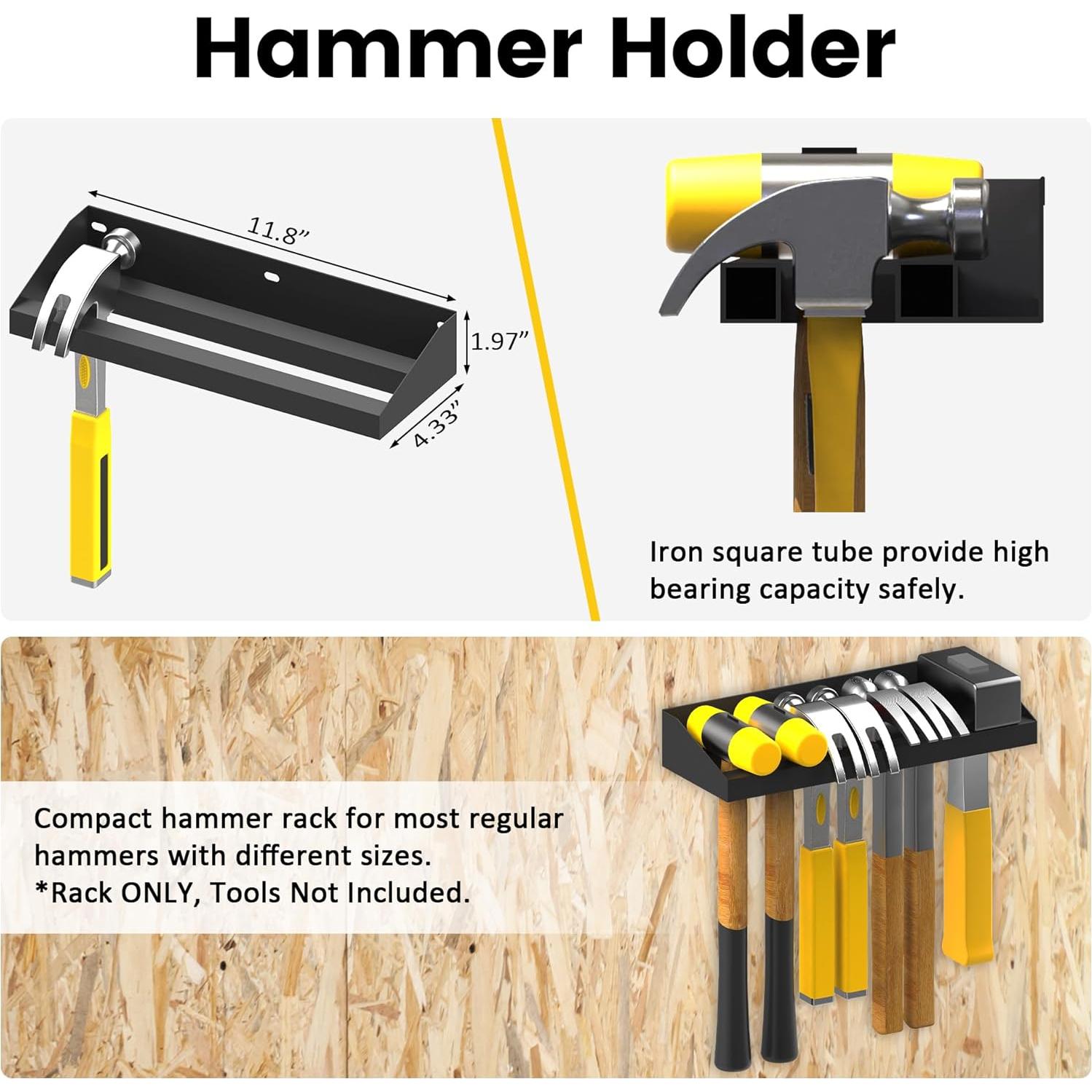 Organizador de Herramientas de Mano UNITIEDPOWER - Montaje en Pared, 4 Paquetes