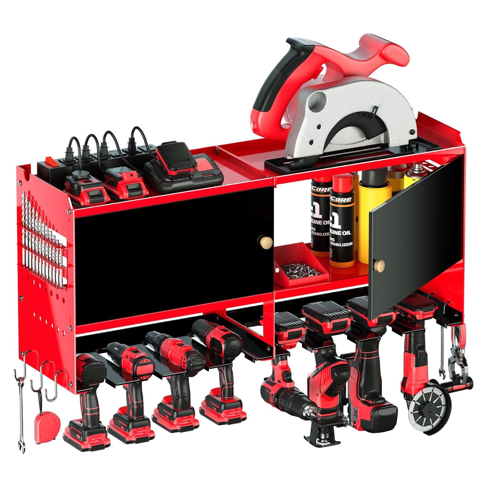 Organizador de Herramientas Eléctricas Spampur con Estación de Carga