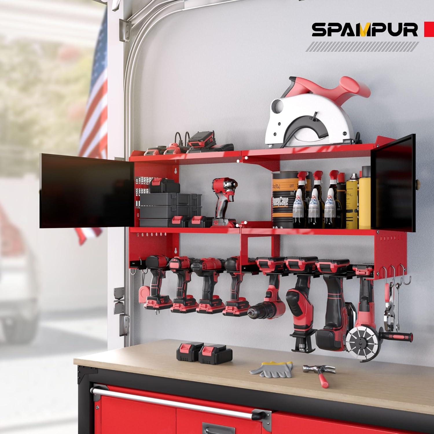 Organizador de Herramientas Eléctricas Spampur con Estación de Carga