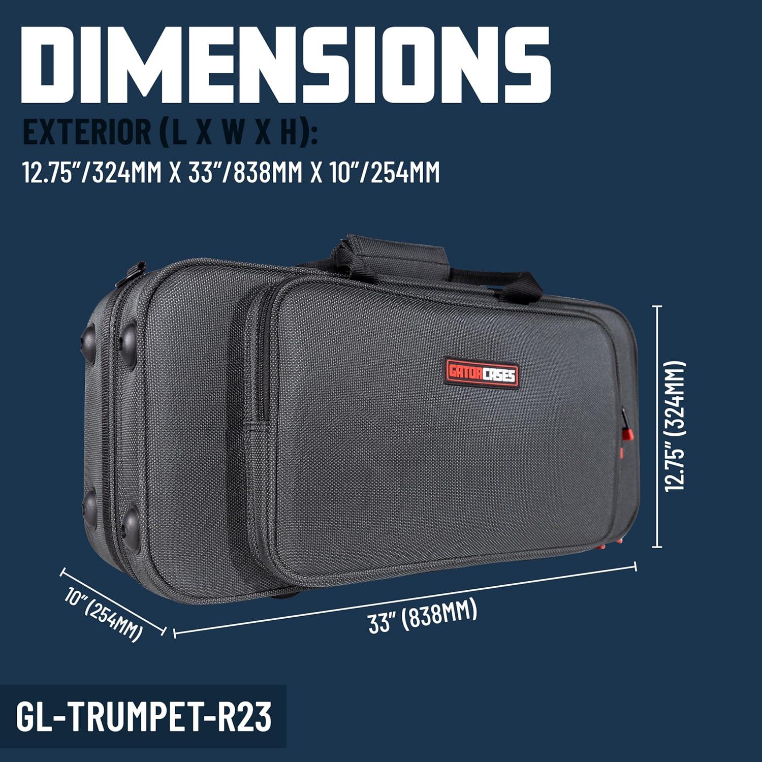 Funda Rectangular Gator Adagio para Trompeta - Negra