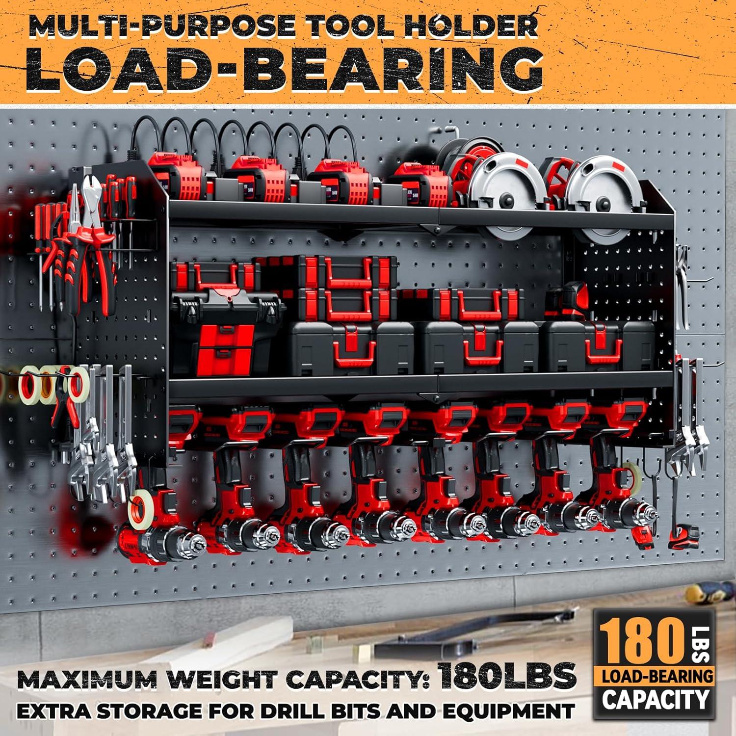Organizador de Herramientas WIWIDRM con Soporte para 8 Taladros